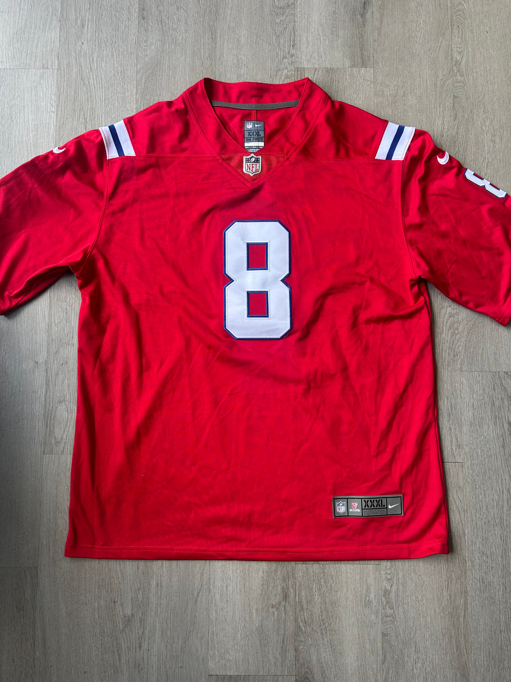Vintage New England Patriots Diggs #8 Jersey