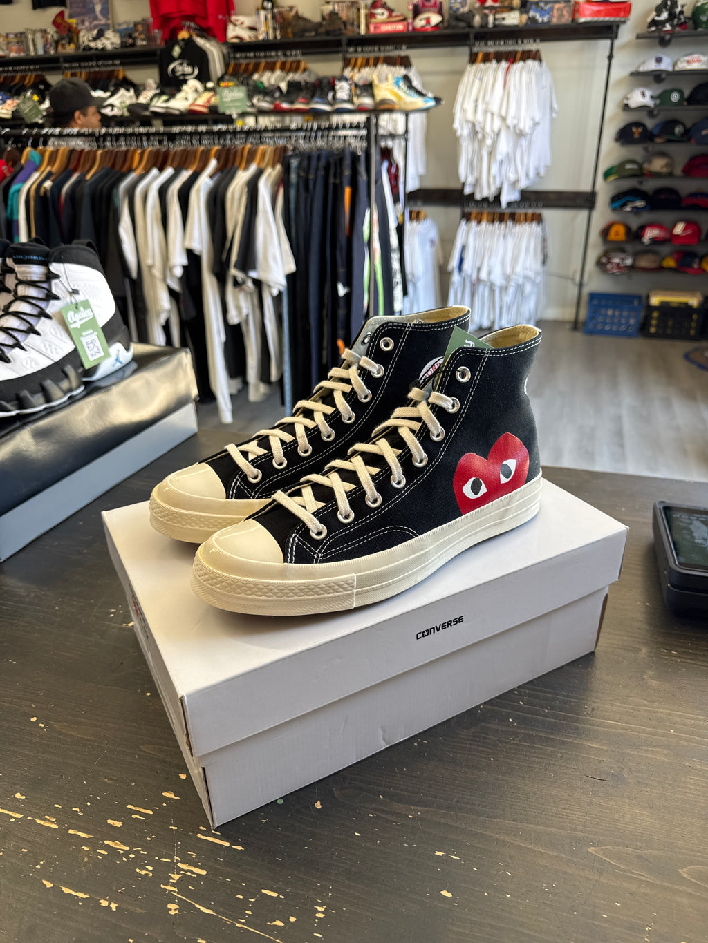 Converse Comme Des Garçons PLAY All Star 70 Hi Black