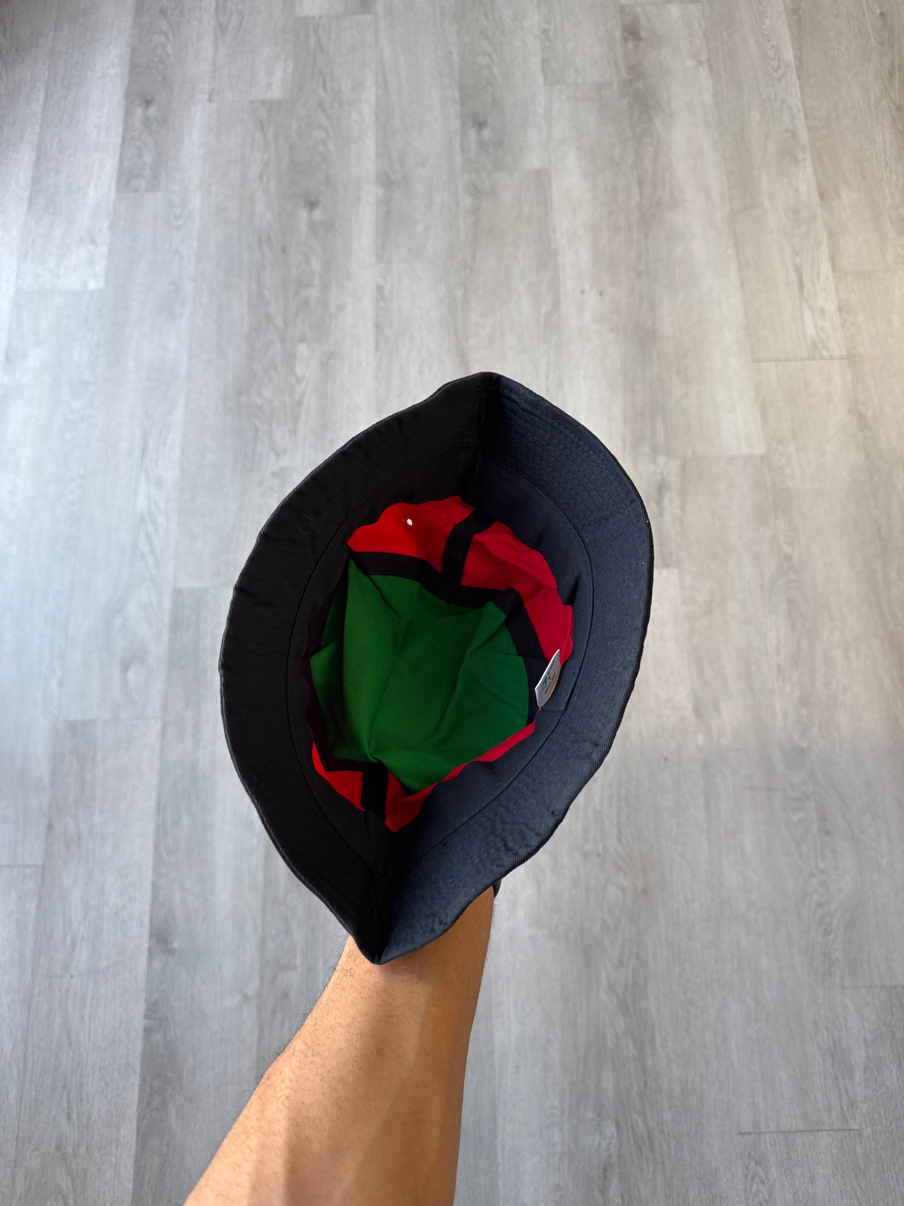 Vintage 90s Malcolm X Cross Color Bucket Hat