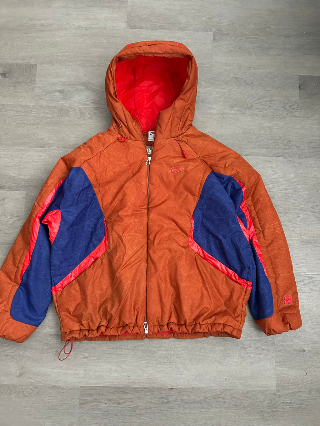 Orange Nike Puffer Jacket