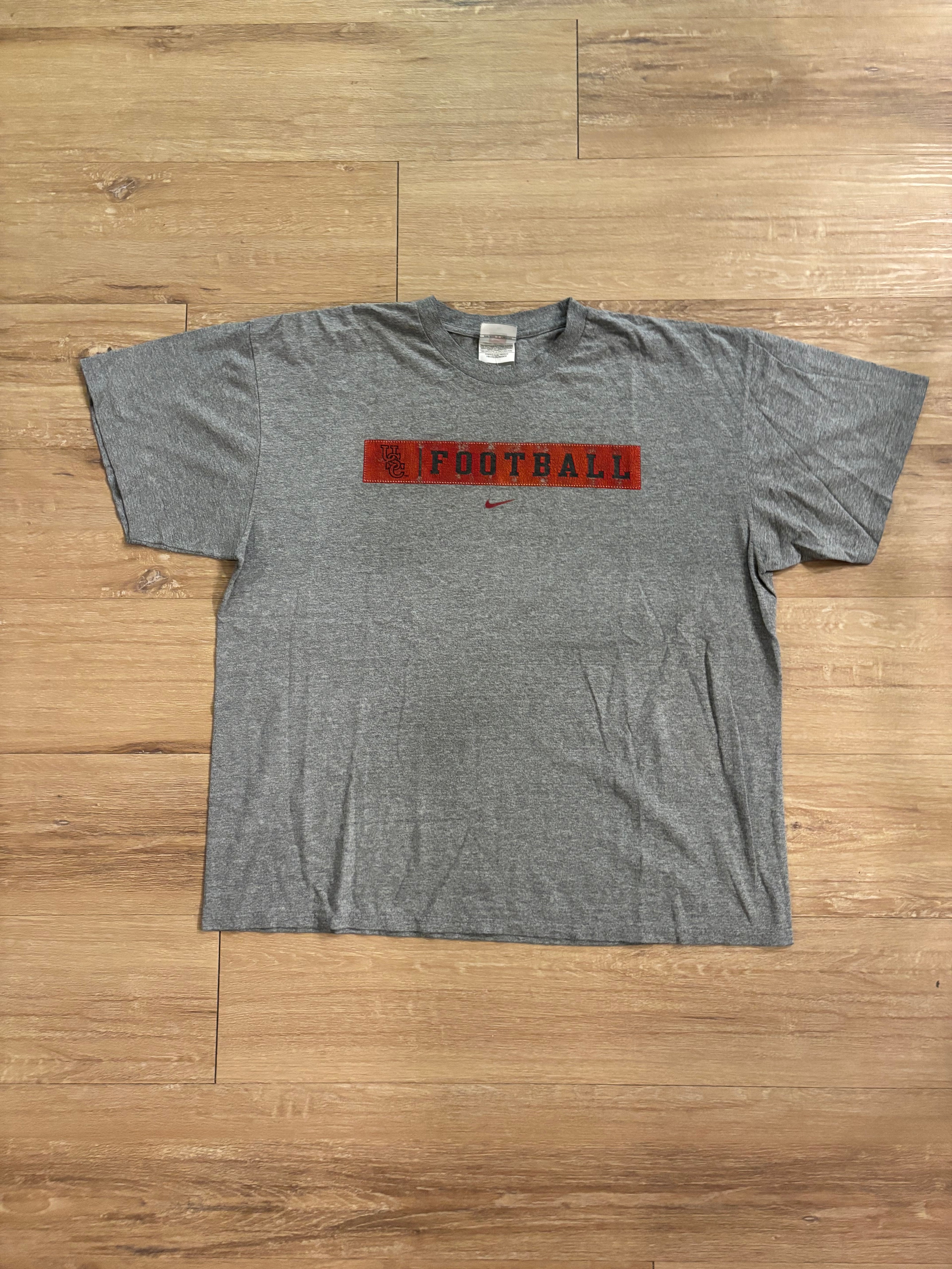 Vintage Grey South Carolina Football Tee