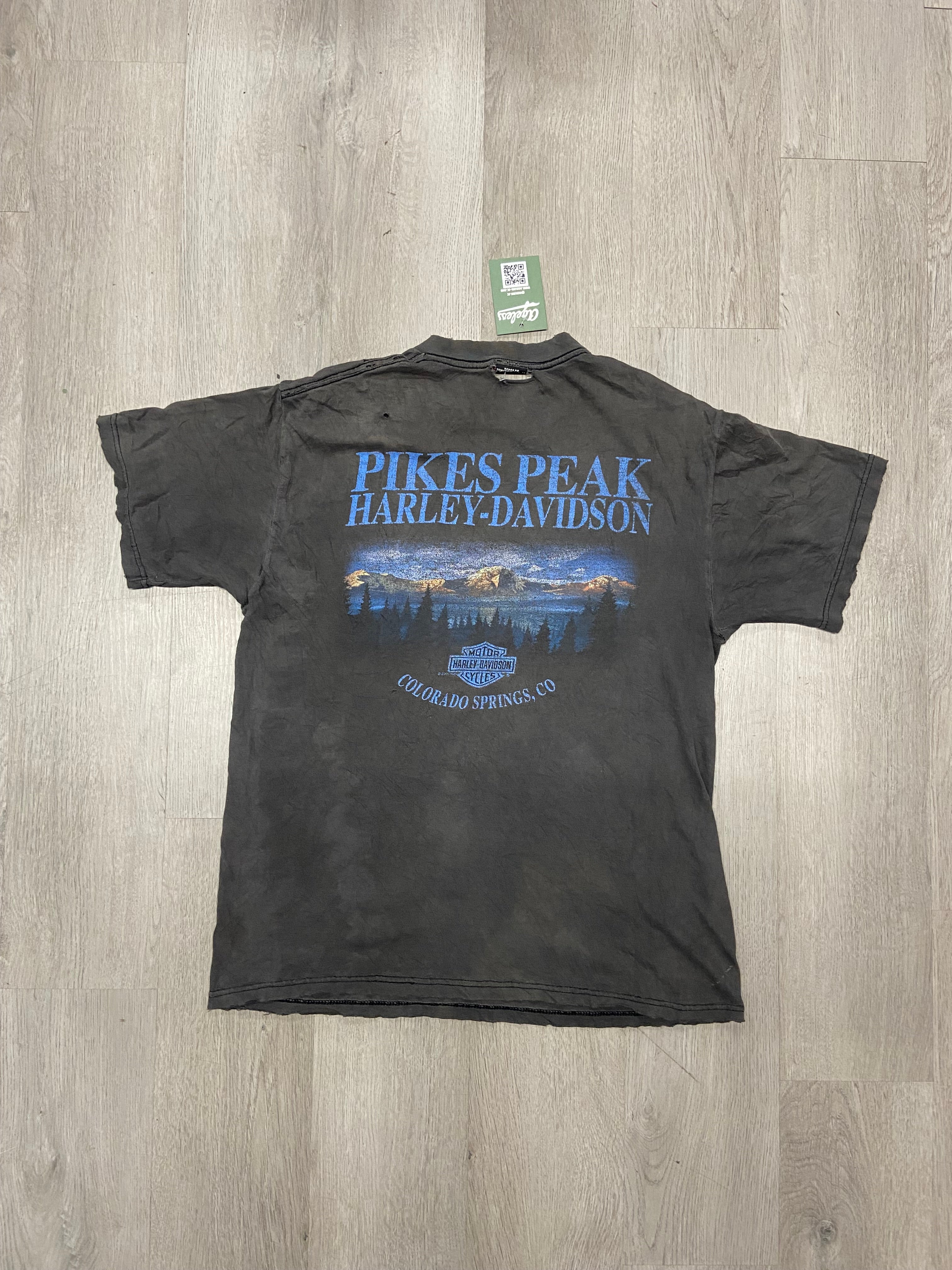 2000 Harley Davidson Bald Eagle Faded Distressed Tee
