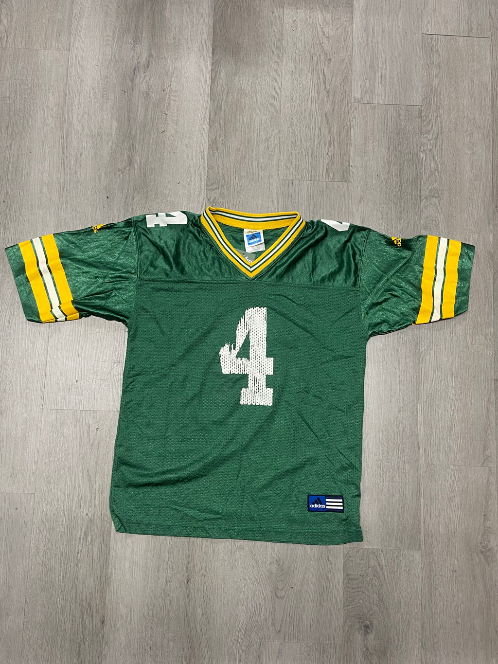 Vintage Youth Adidas Green Bay Packers Brett Favre #4 Jersey