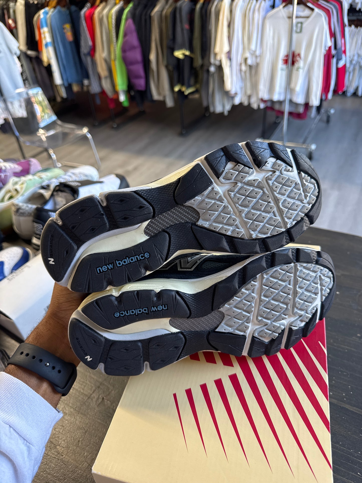 Pre-owned New Balance 990v3 Teddy Santis Navy Castlerock