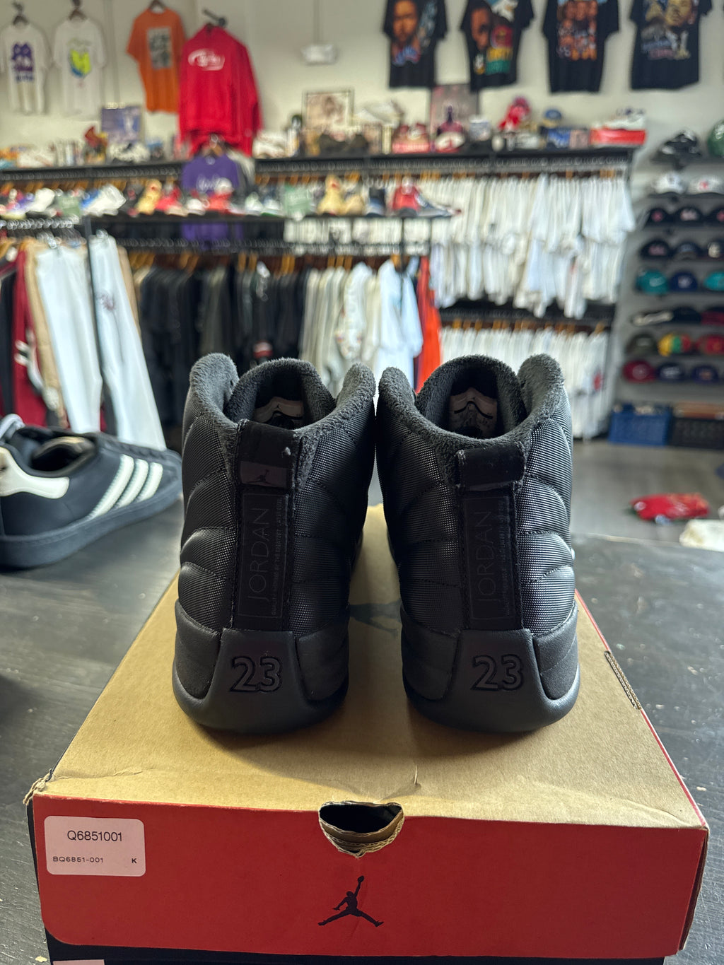 Pre-owned Jordan Retro 12 Winter Black