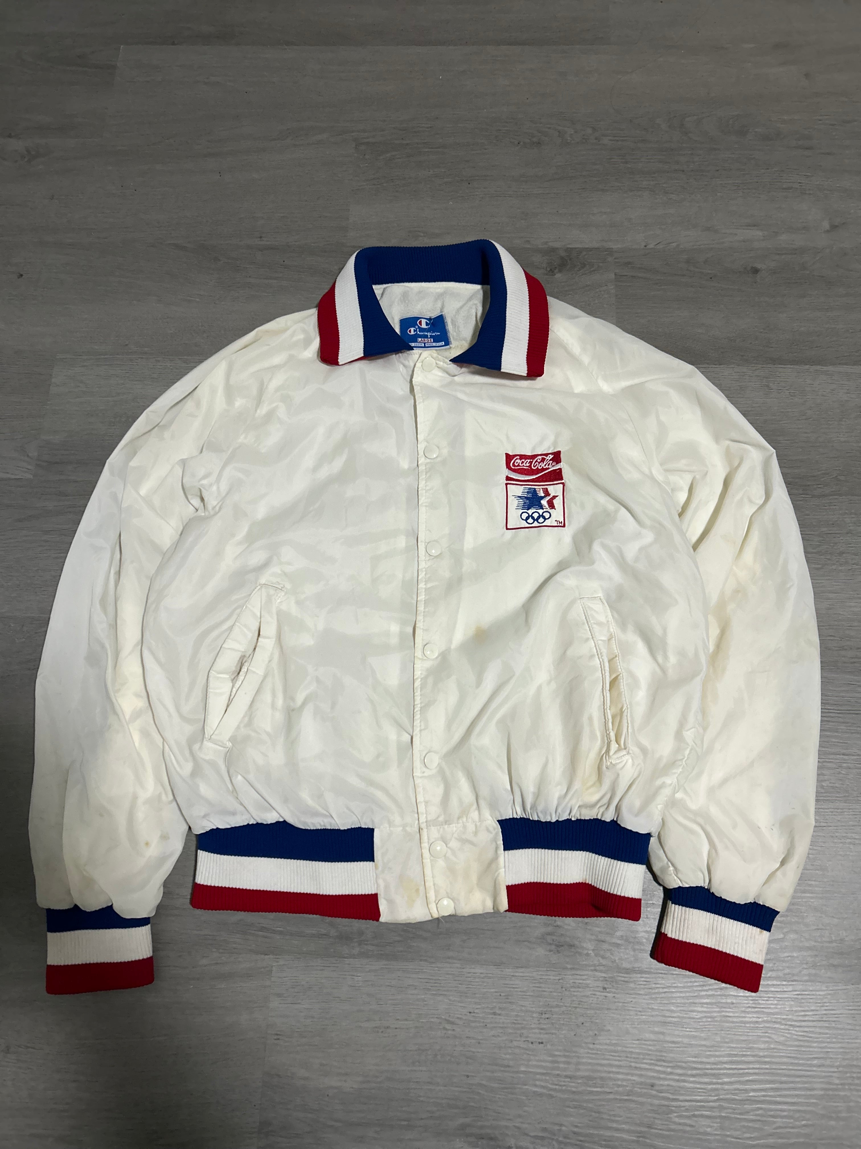 Vintage Champions USA Olympics Coca Cola Jacket