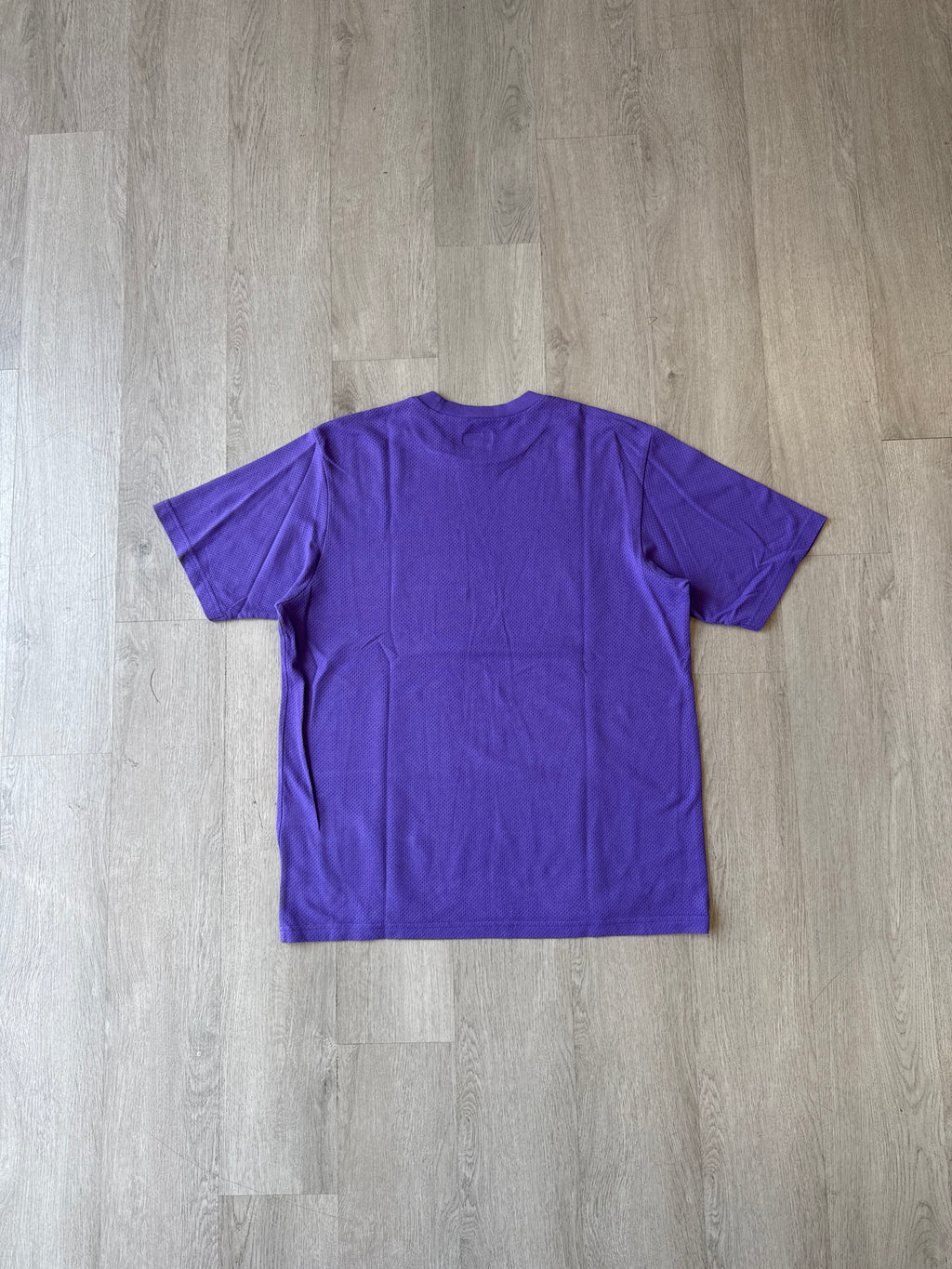 Supreme Cotton Mesh Gradient Logo S/S Purple Tee