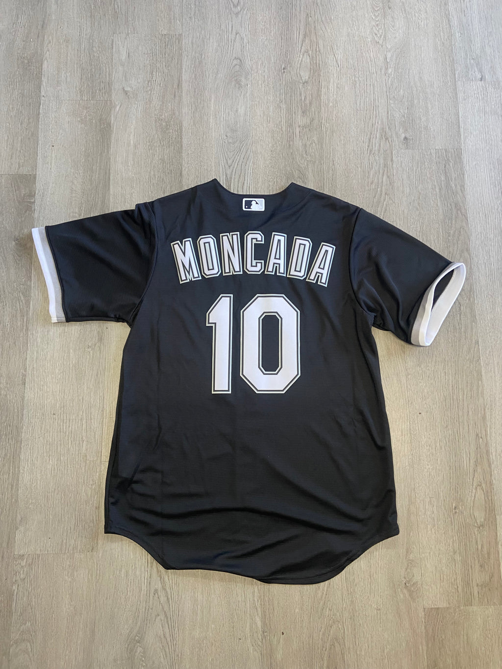 Chicago White Sox Yoan Moncada #10 Alternate Black Jersey