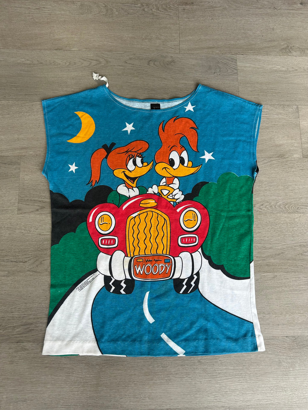 Vintage Woody The Woodpecker Sleeves Tee