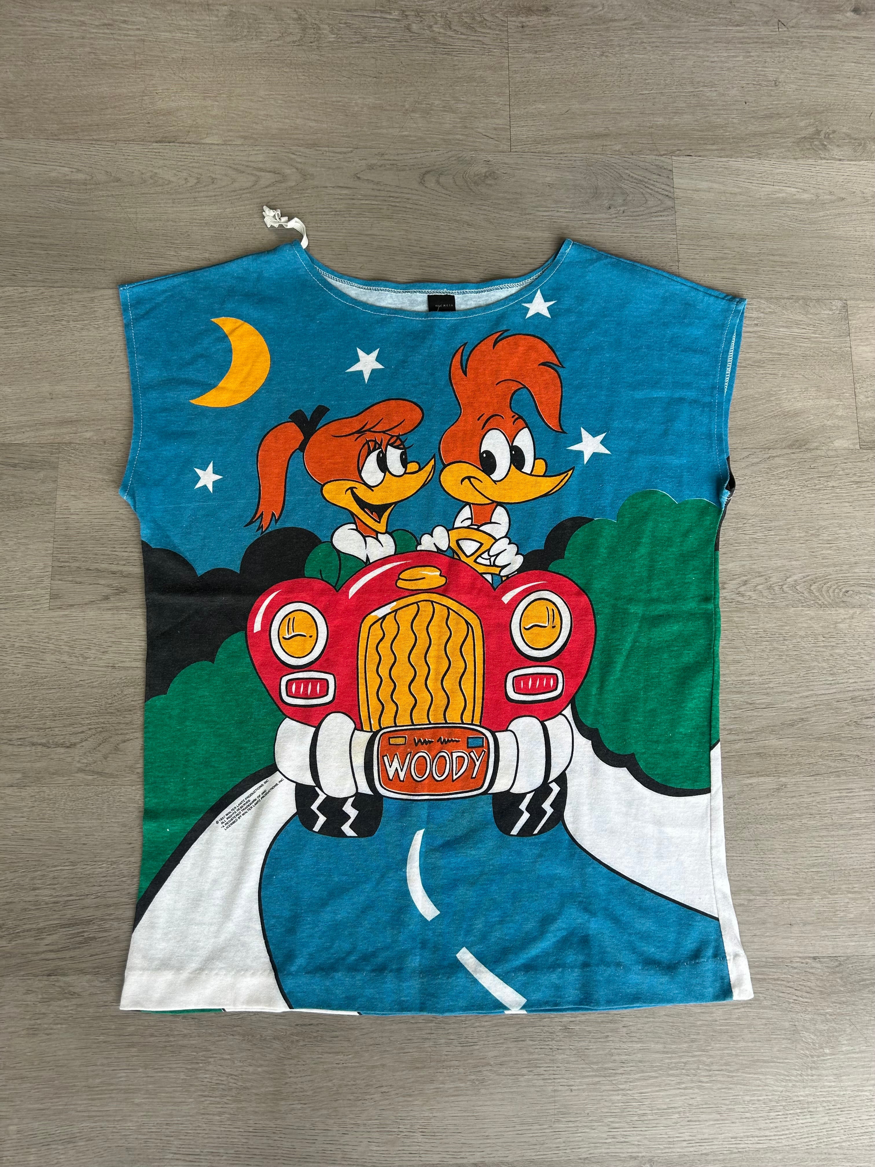 Vintage Woody The Woodpecker Sleeves Tee