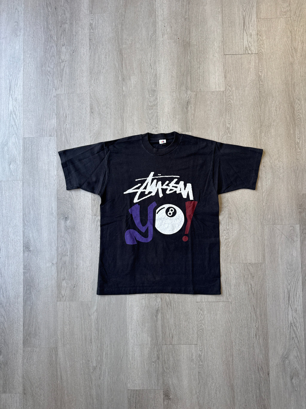 Vintage 90s Stussy Yo! 8 Ball Tee
