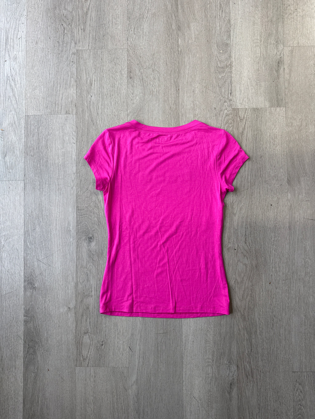 Y2K Women’s Bebe Bedazzled Logo Pink Tee
