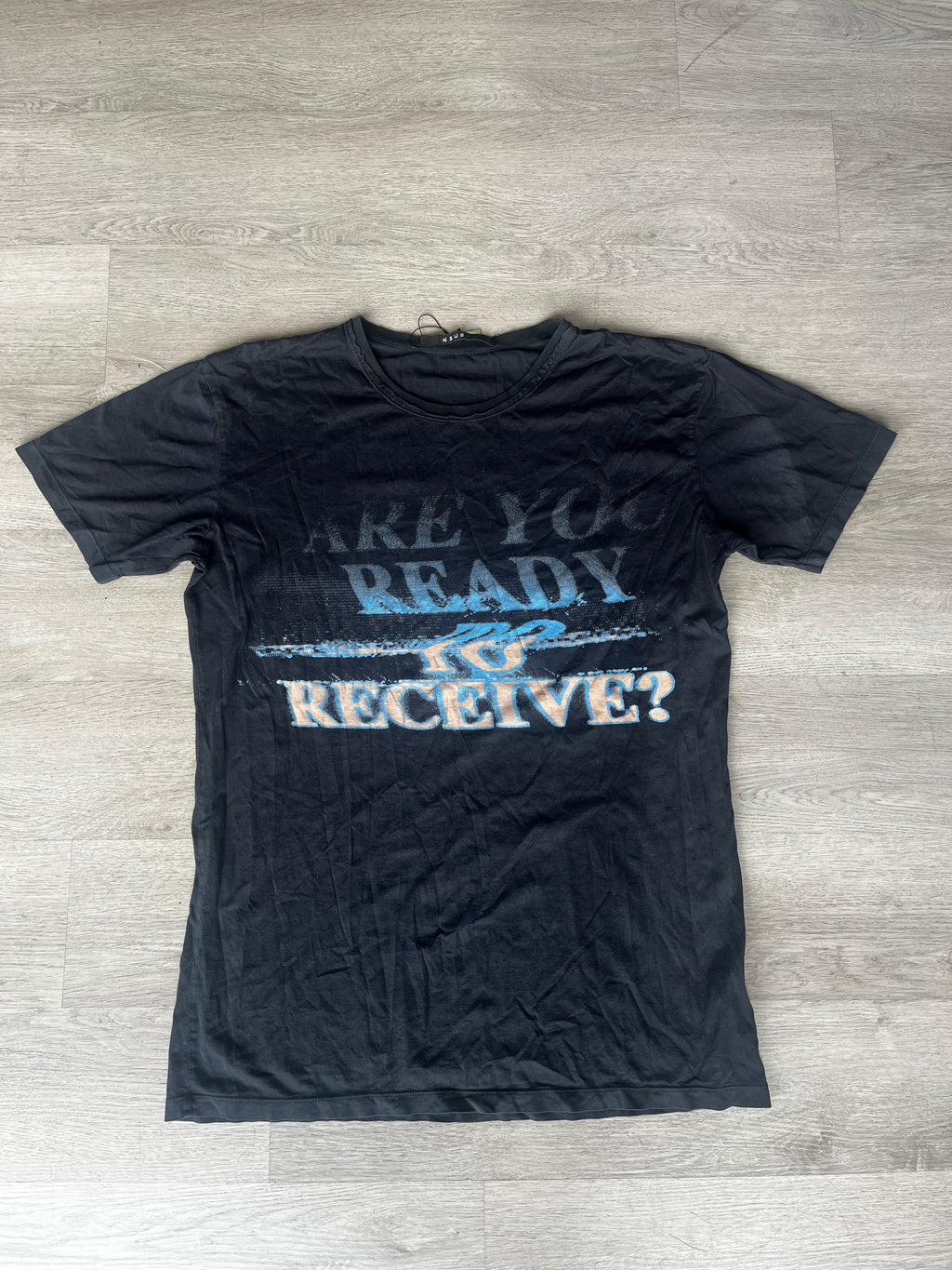 Ksubi Black Are You Ready To Receive Tee