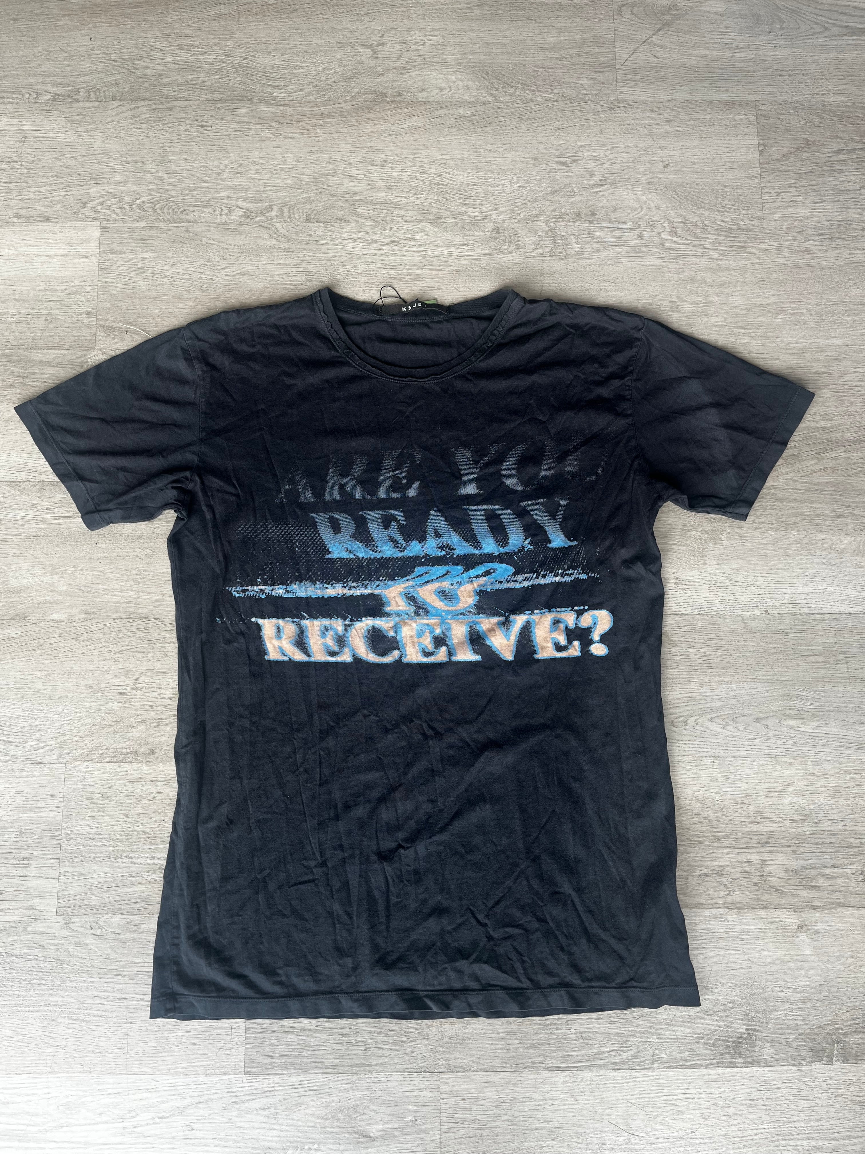 Ksubi Black Are You Ready To Receive Tee