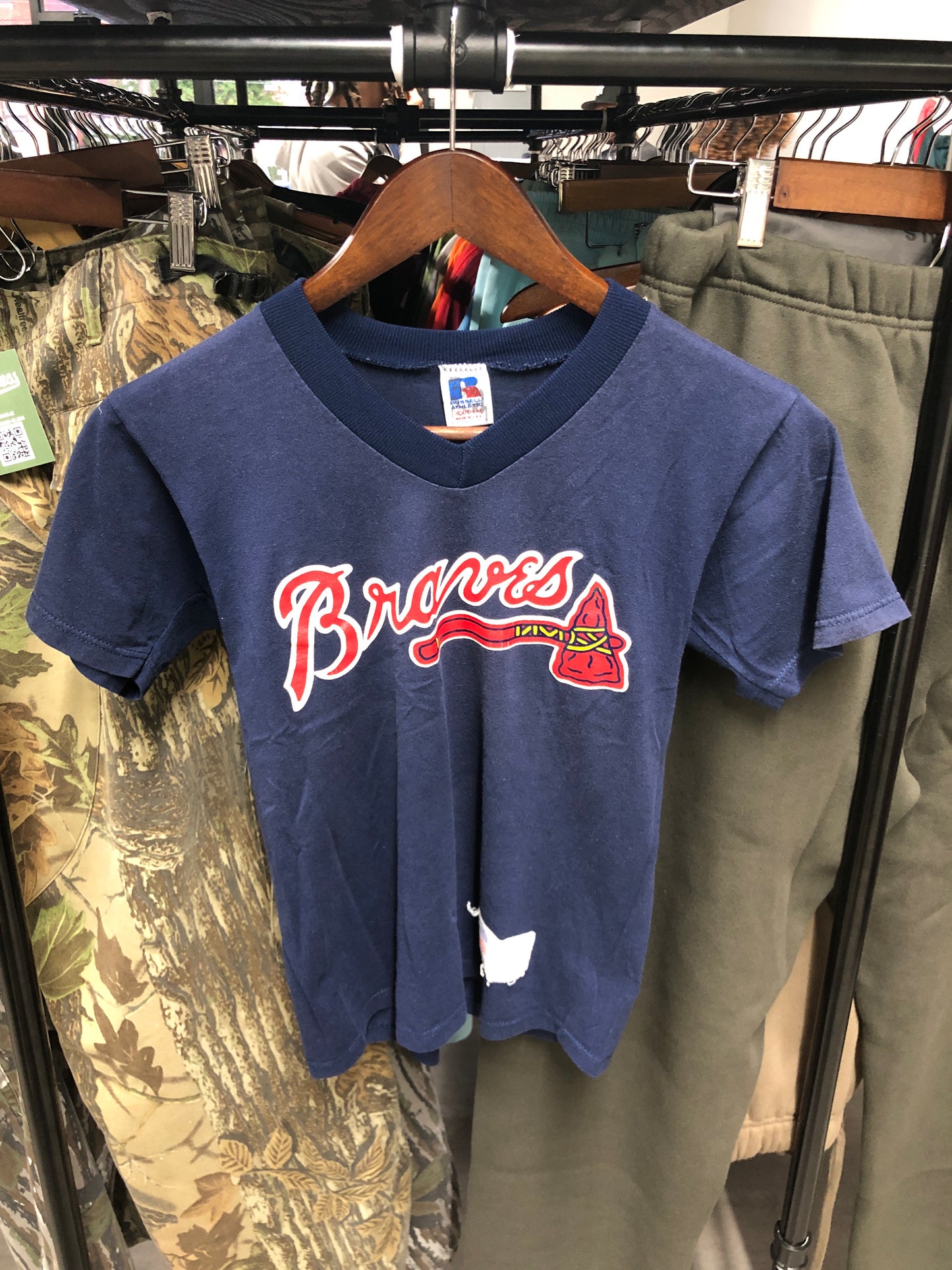 Vintage Youth Atlanta Braves Jersey Tee