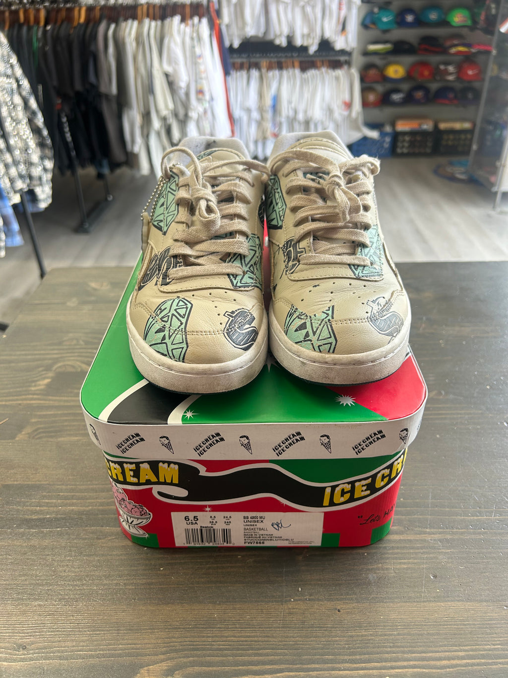 Pre-Owned Reebok BB 4000 Mu BBC Ice Cream Diamond Dollar (2020)