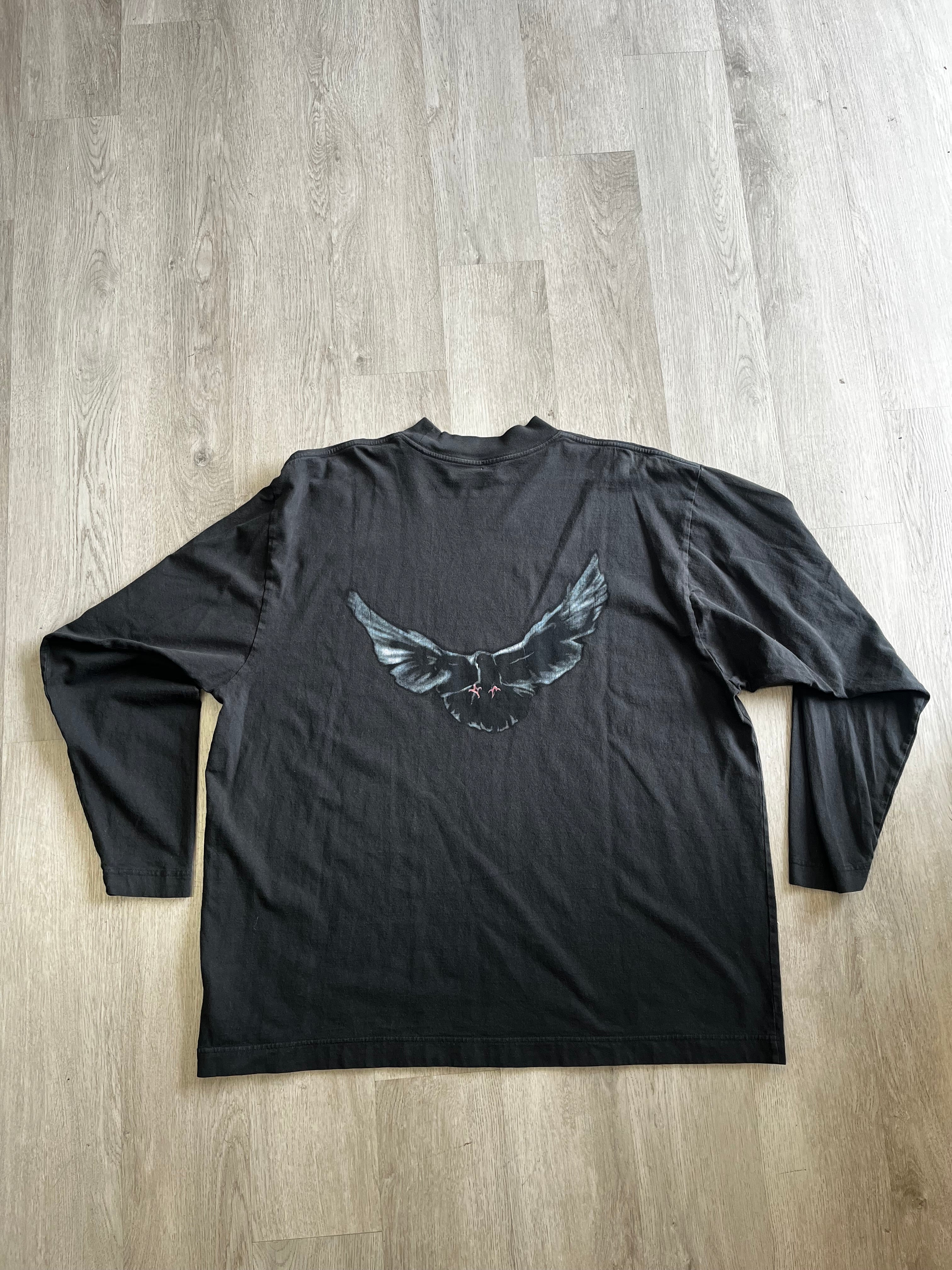Yeezy Gap Engineered by Balenciaga Dove Long Sleeve Tee Washed Black