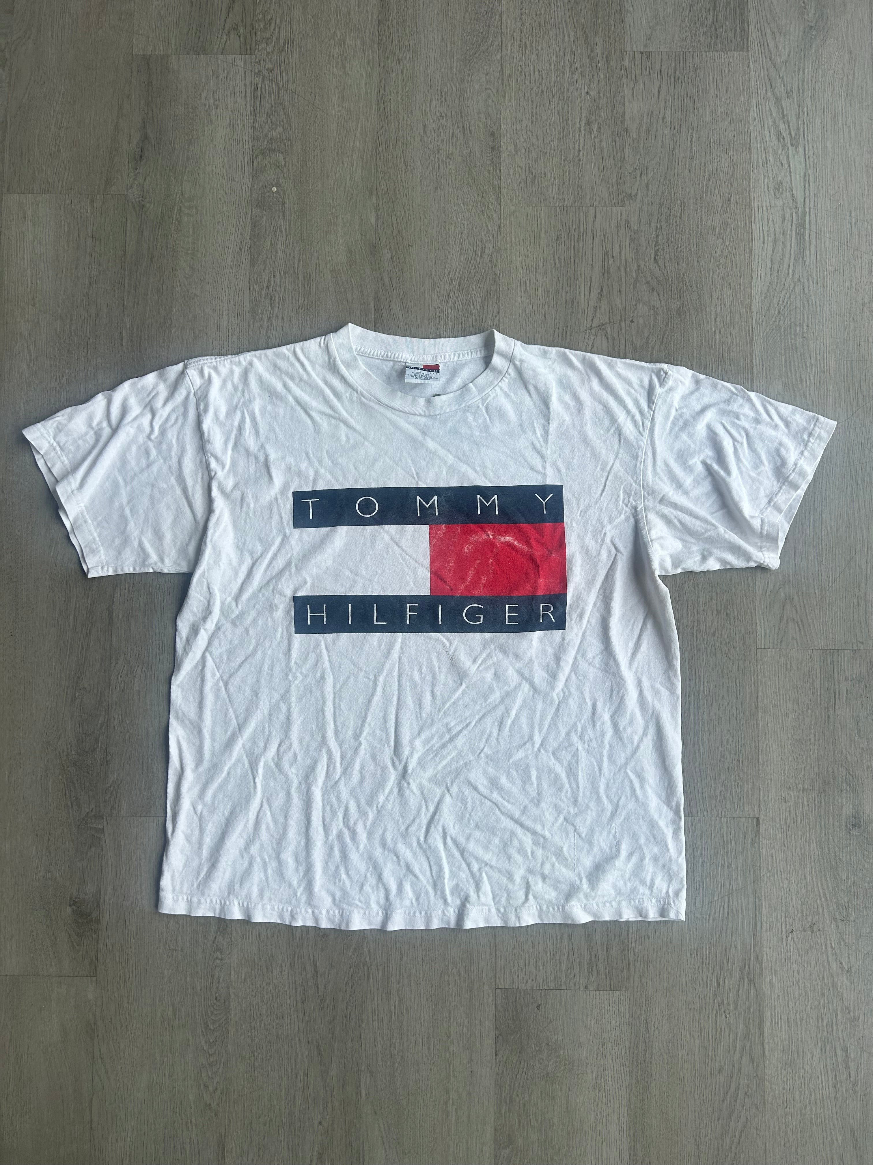Vintage Tommy Hilfiger Flag Tee