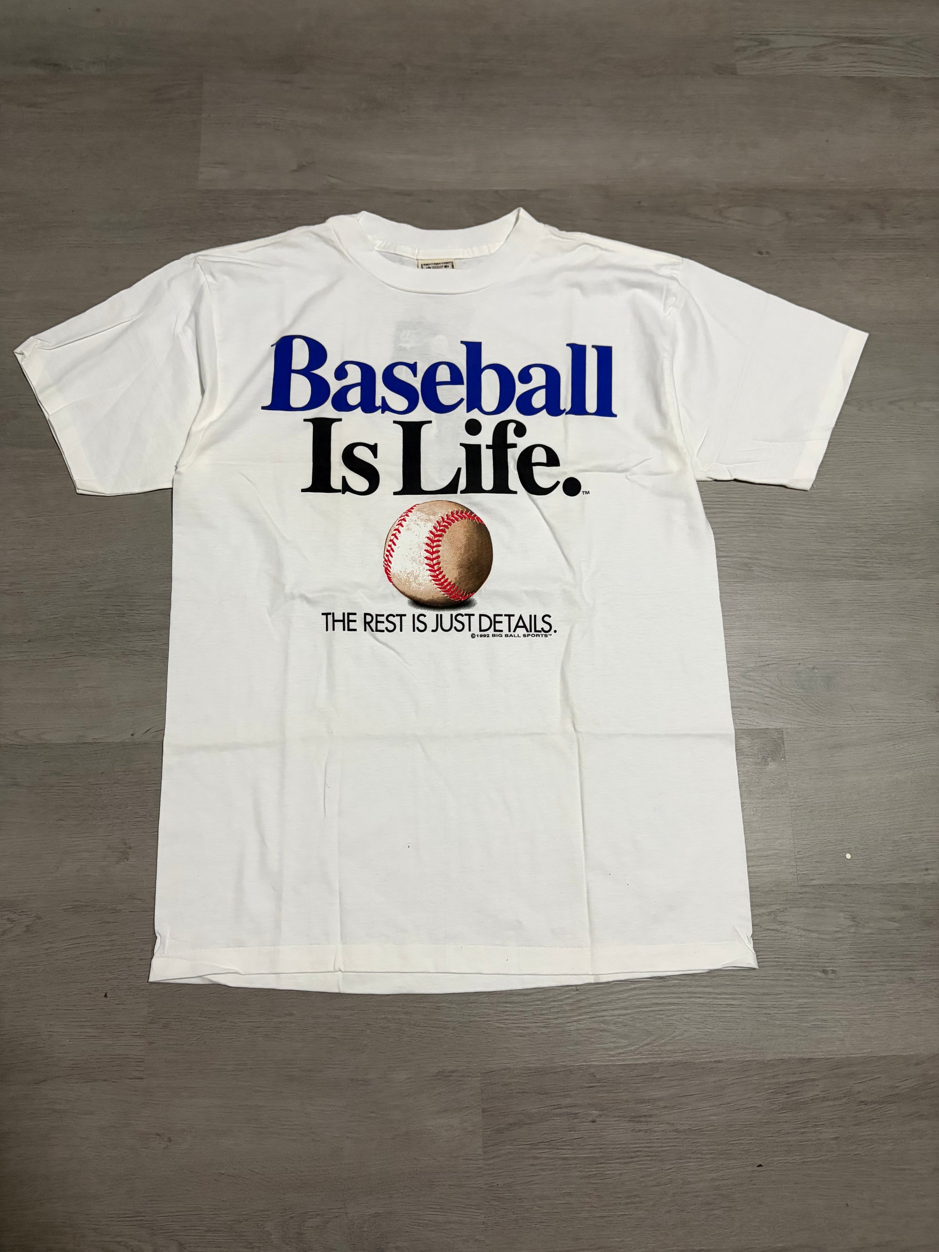 1992 Baseball Is Life Tee