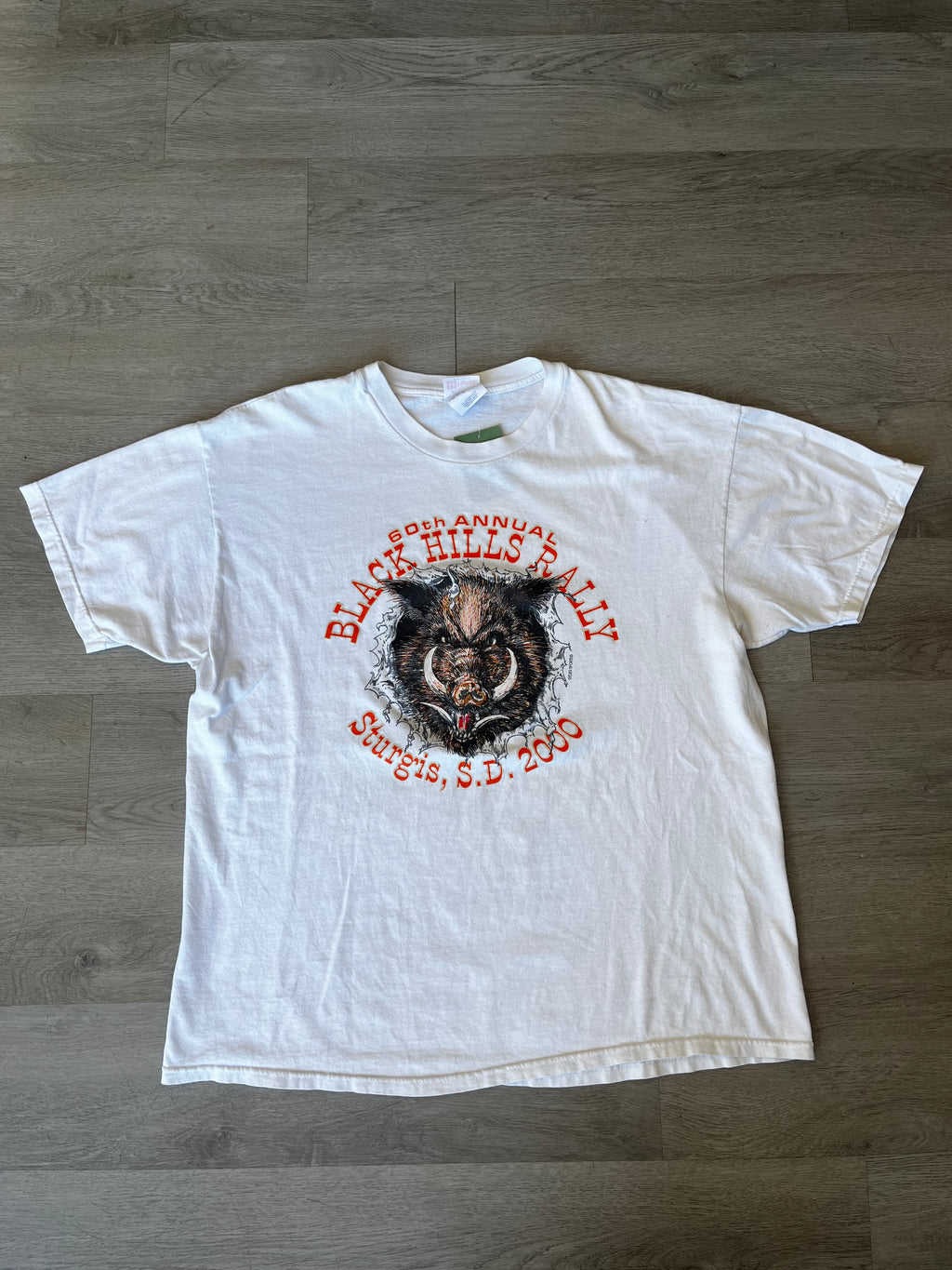 Vintage Biker Black Hills Rally 2000s Sturgis Tee