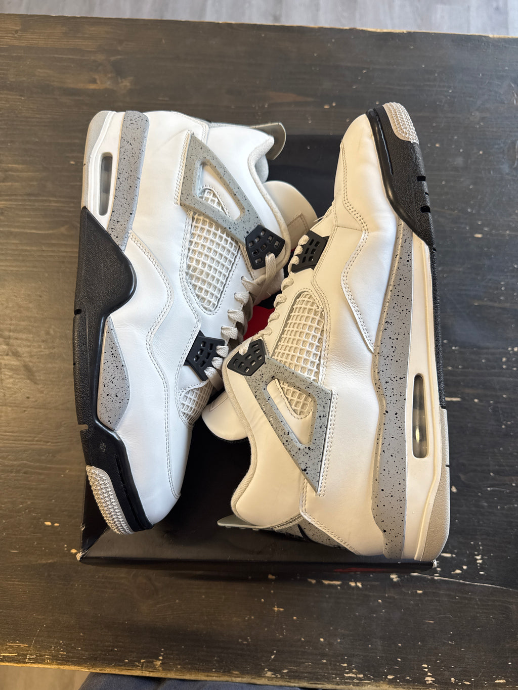 Pre-owned Jordan Retro 4 White Cement (2025)