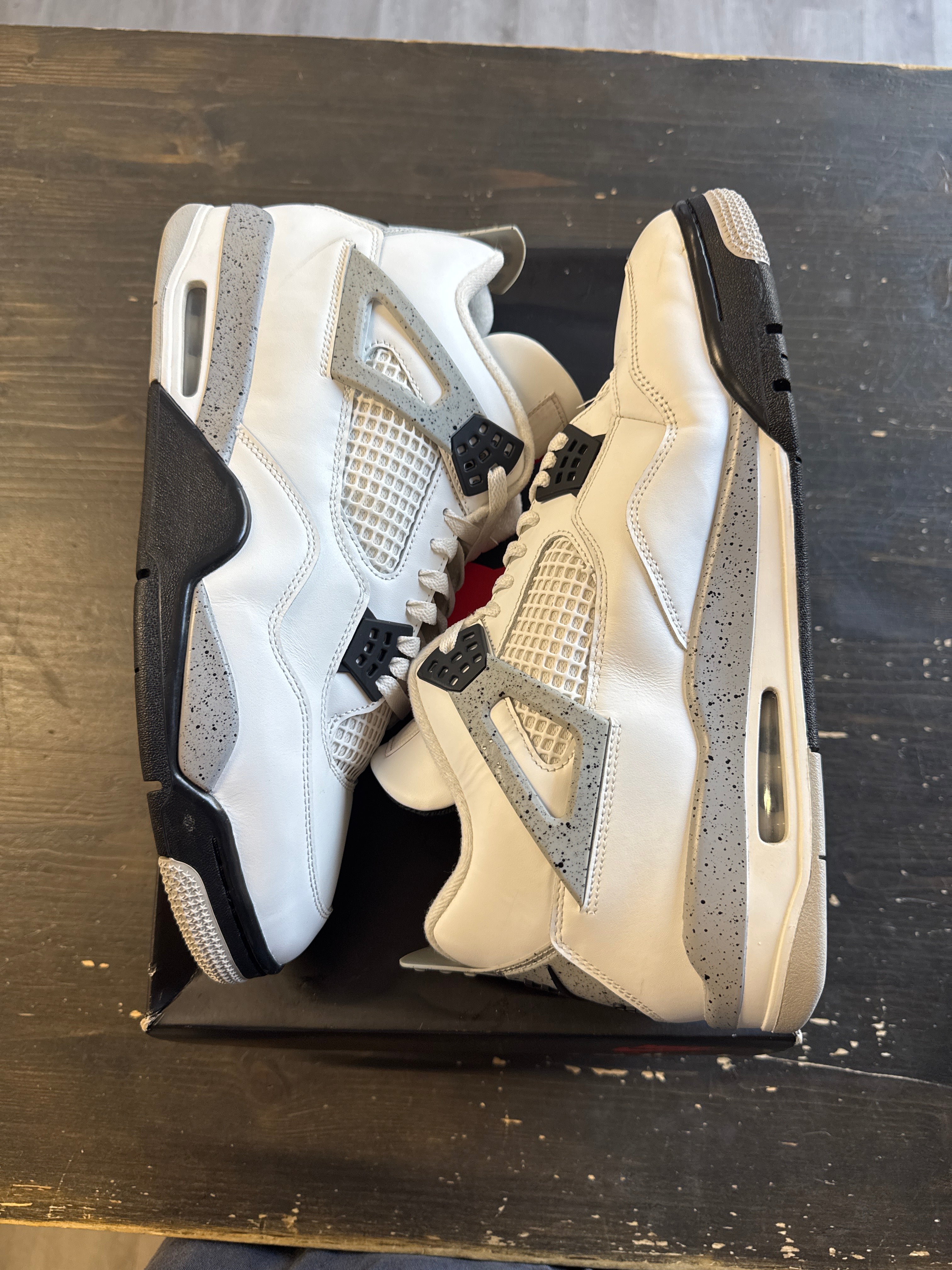 Pre-owned Jordan Retro 4 White Cement (2025)