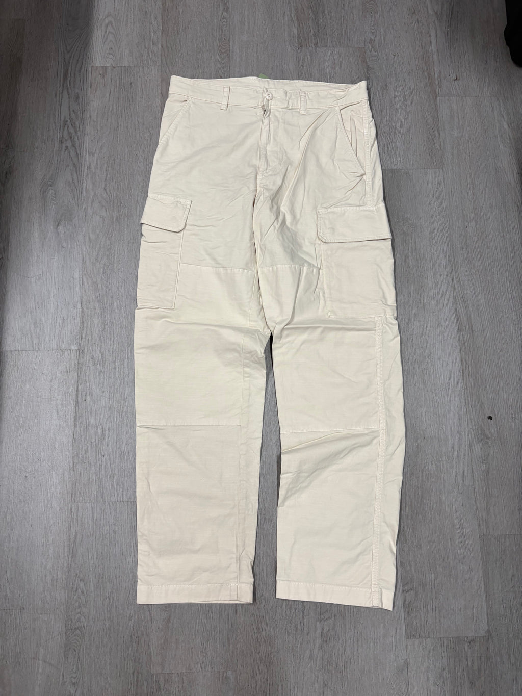 Y2K White Wide Leg Cargo Multi Pocket Pants