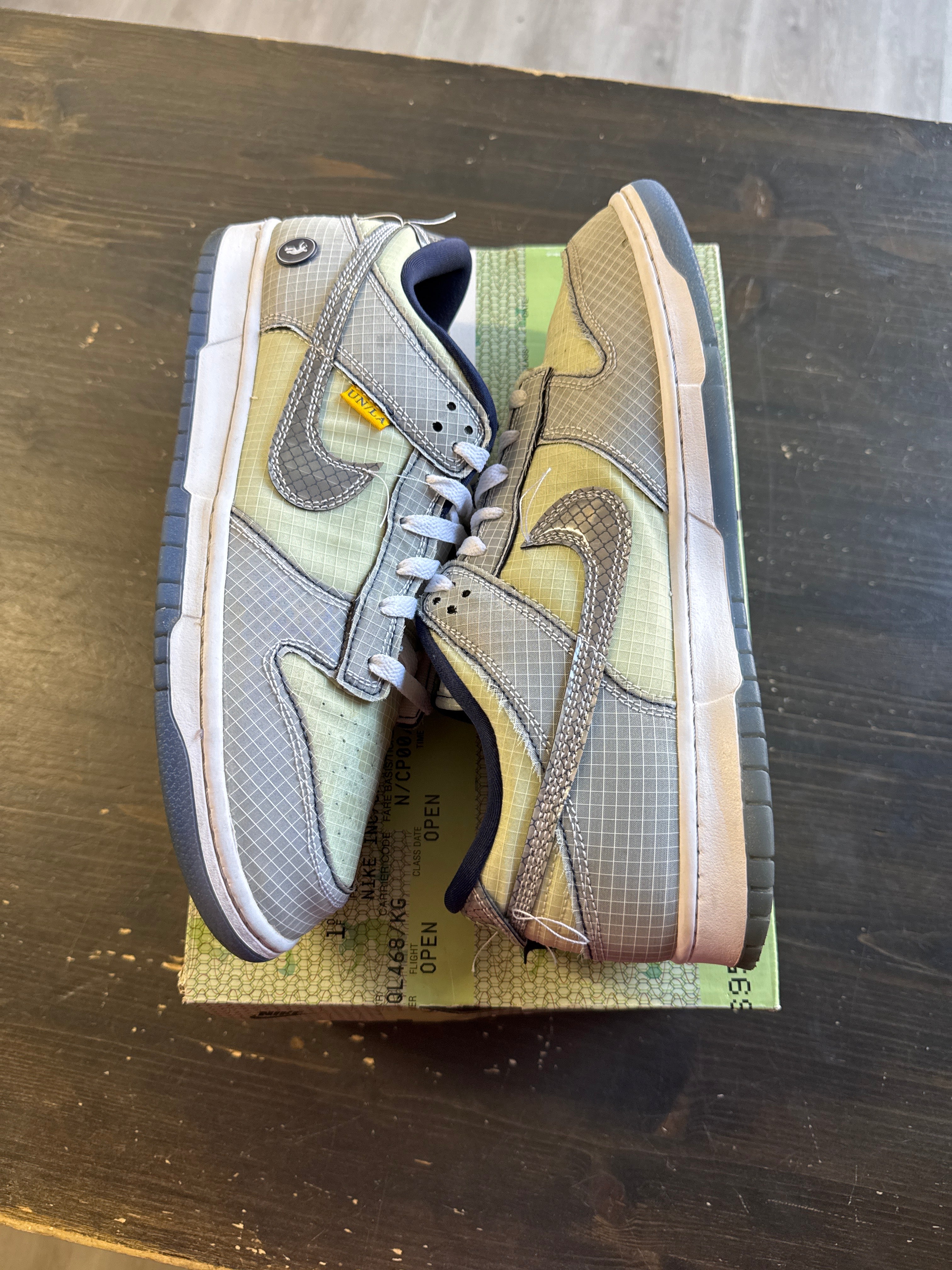 Pre-owned Nike Dunk Low Union Passport Pack Pistachio
