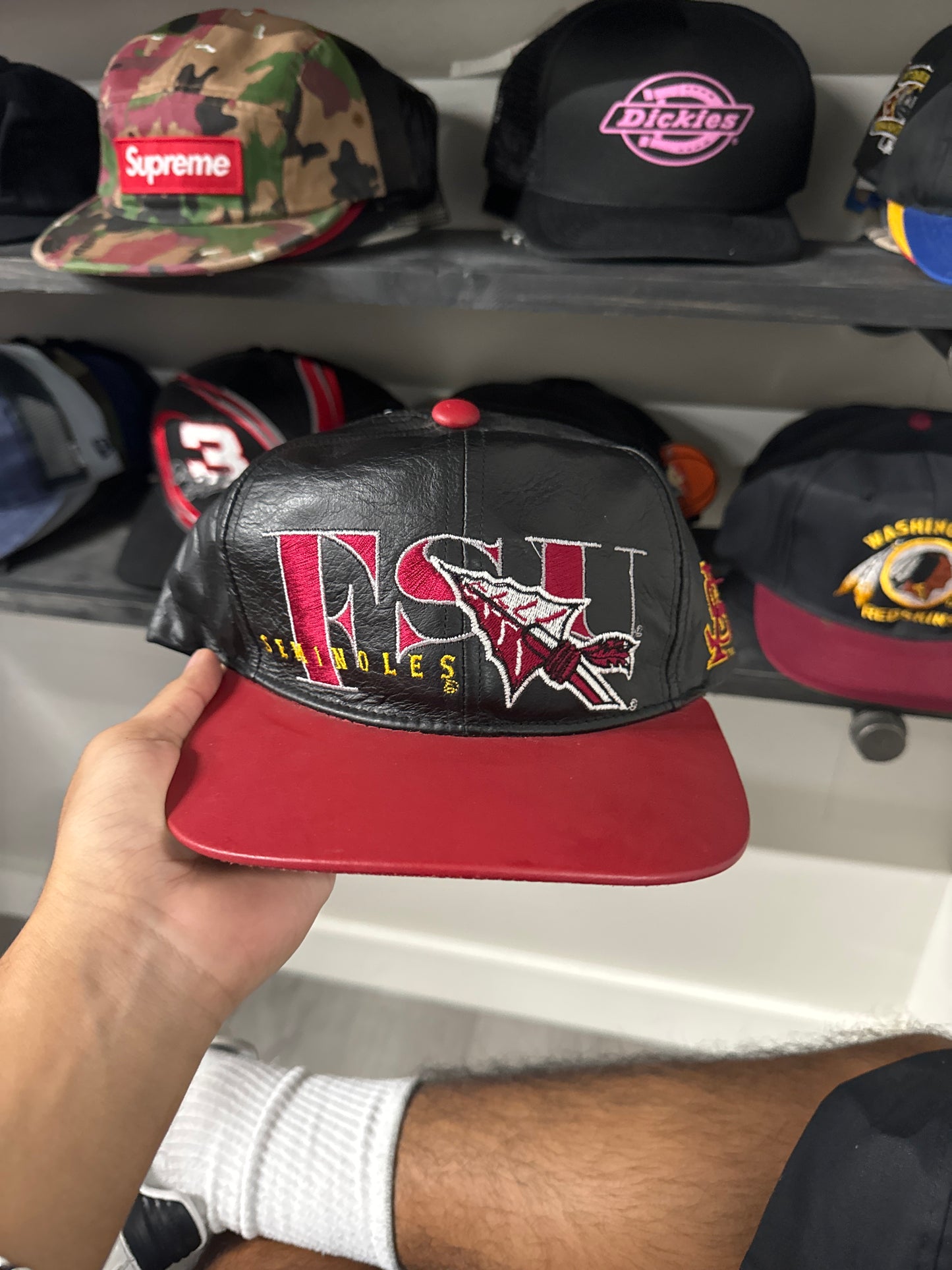 FSU Leather Hat