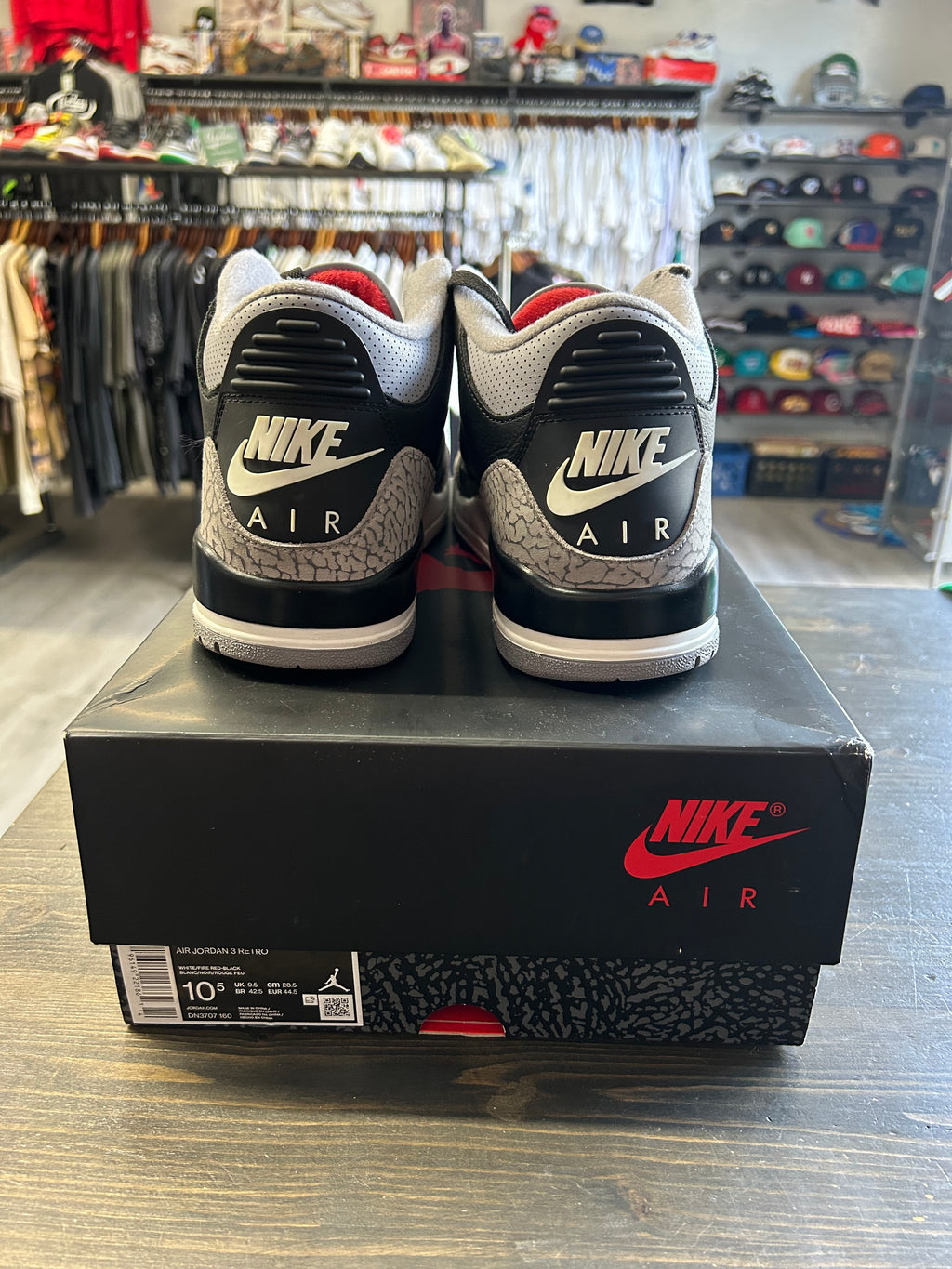 Pre-owned Air Jordan 3 Retro Black Cement