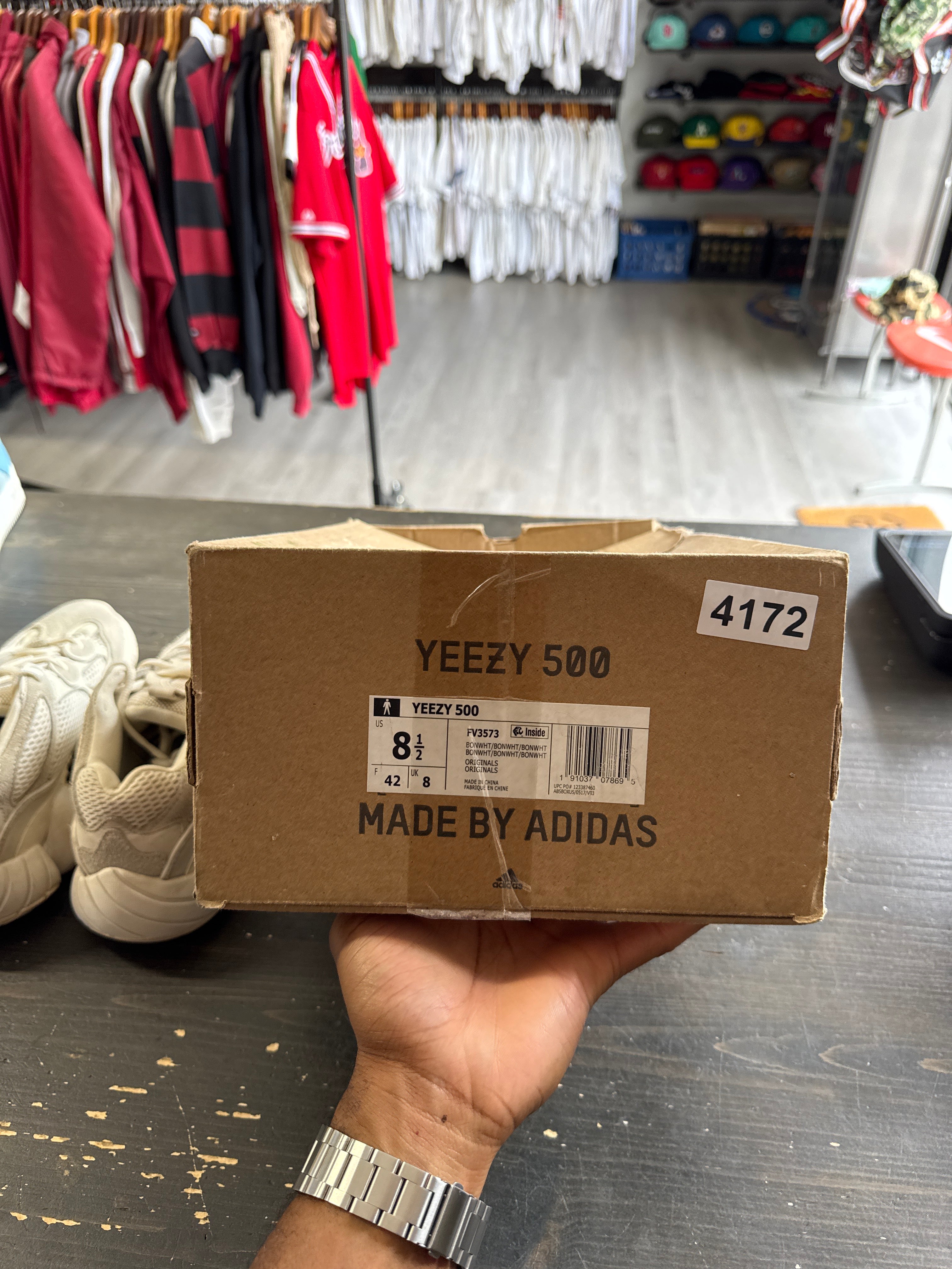 Pre-owned Adidas Yeezy 500 Bone White (2019)