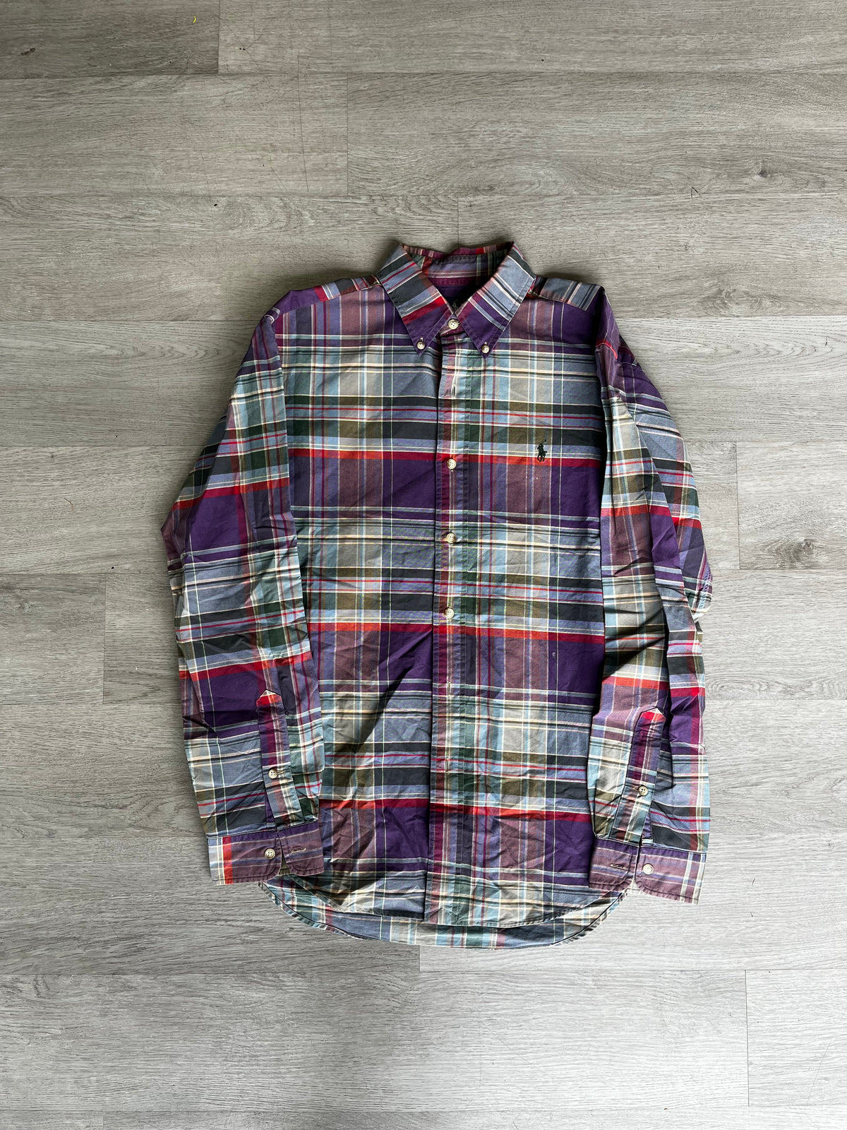 Polo Ralph Lauren Plaid Long Sleeve Polo