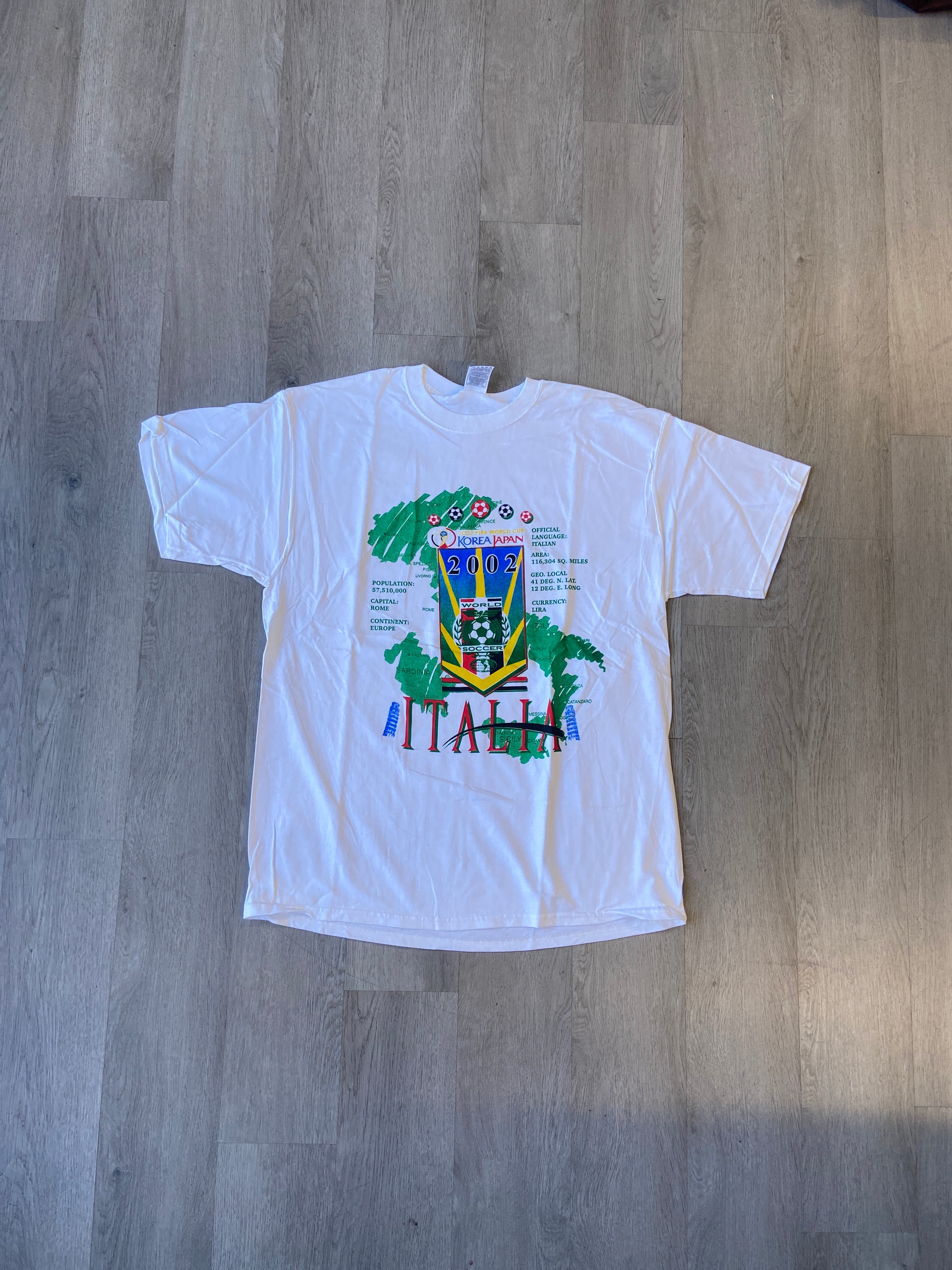 2002 FIFA World Cup Korea Japan Italia Italy Tee
