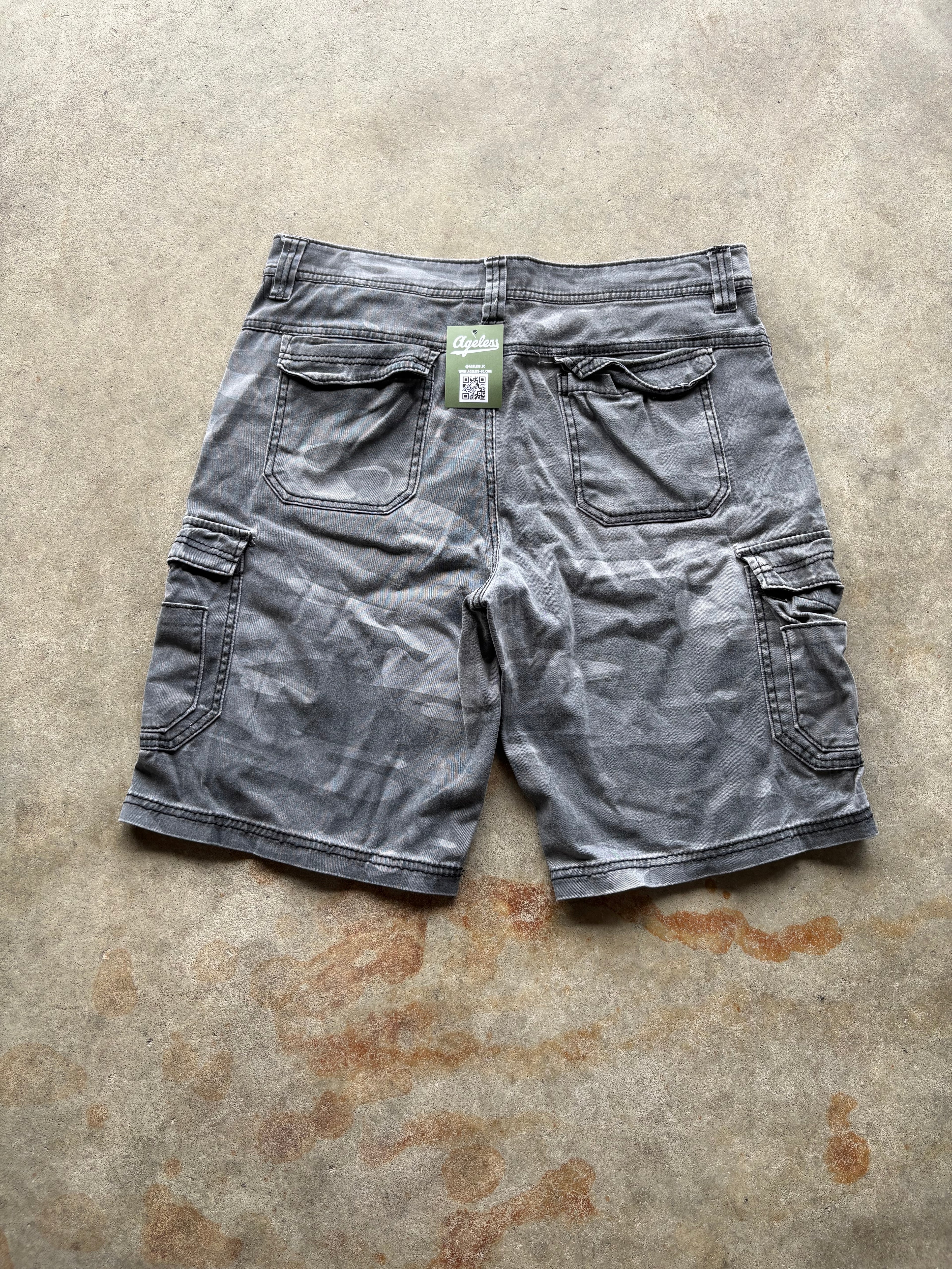 Y2k Union Bay Camo Cargo Shorts