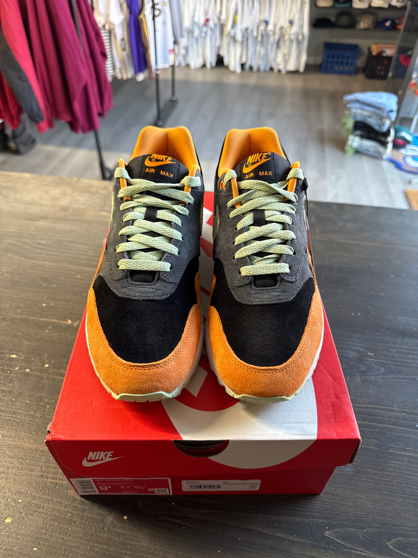 Pre-owned Nike Air Max 1 PRM Duck Honey Dew