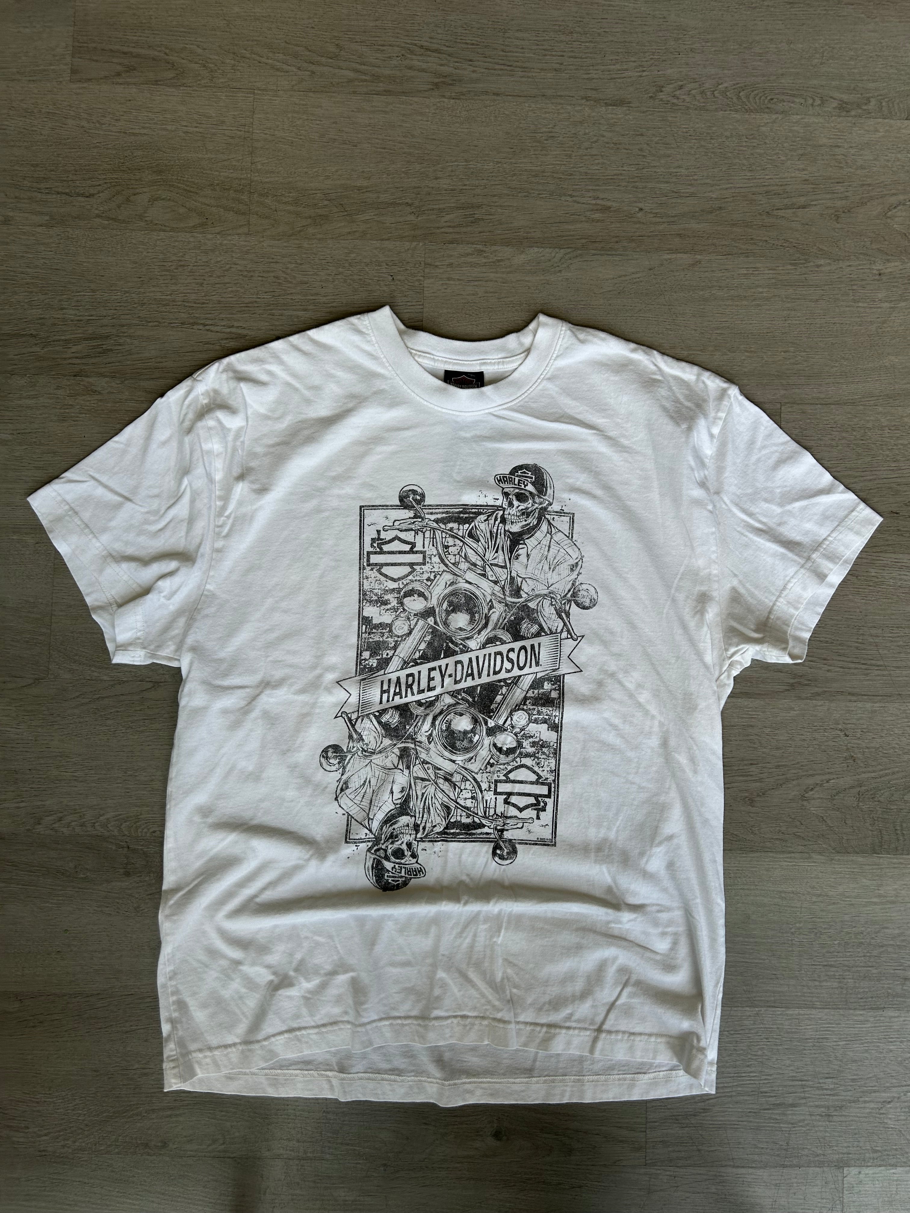 Harley Davidson Cocoa Beach Tropical Biker Tee