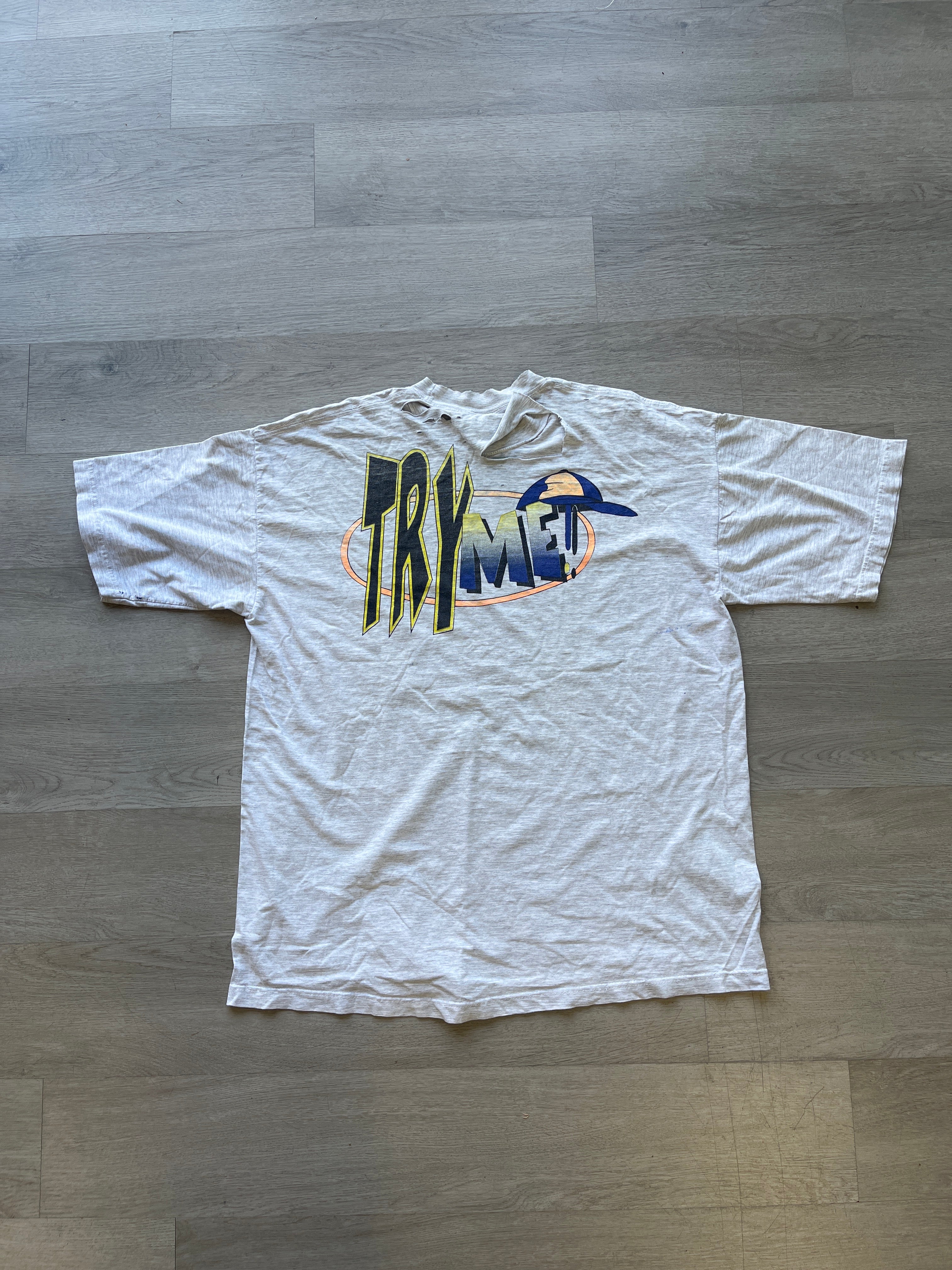 Try Me Vintage Distressed Looney Tunes Tee