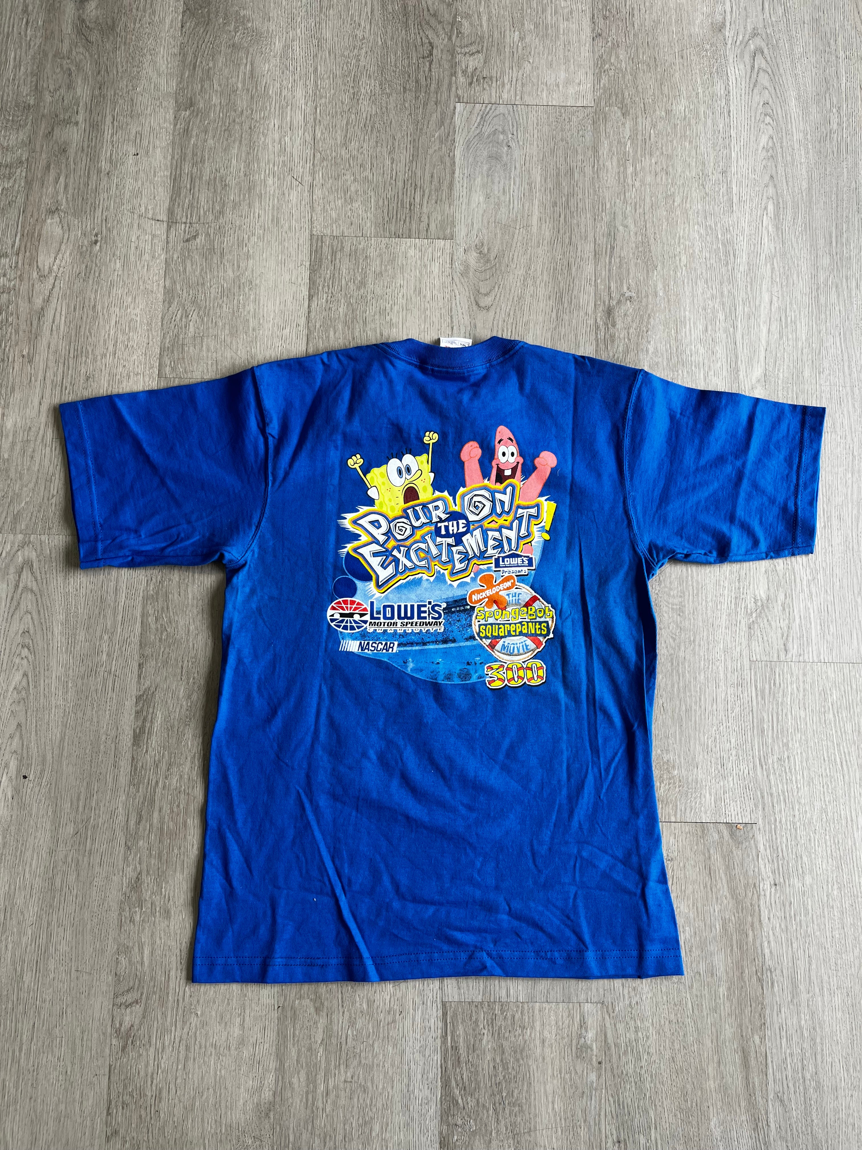 NWT Youth SpongeBob NASCAR Tee