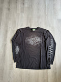 Black Faded Harley Davidson Highway 101 Longsleeve Tee