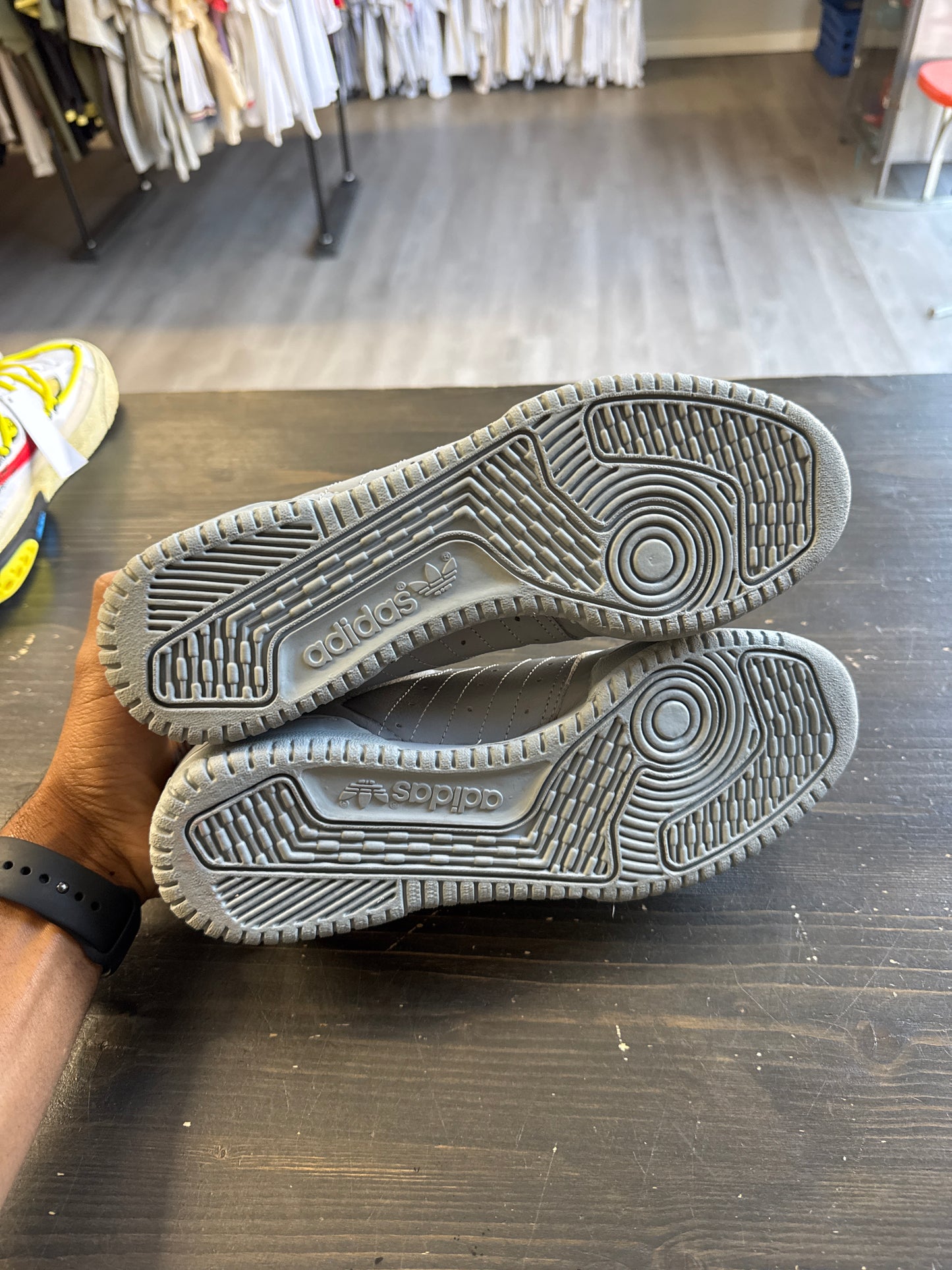 Pre-owned Adidas Yeezy Powerphase Calabasas Grey