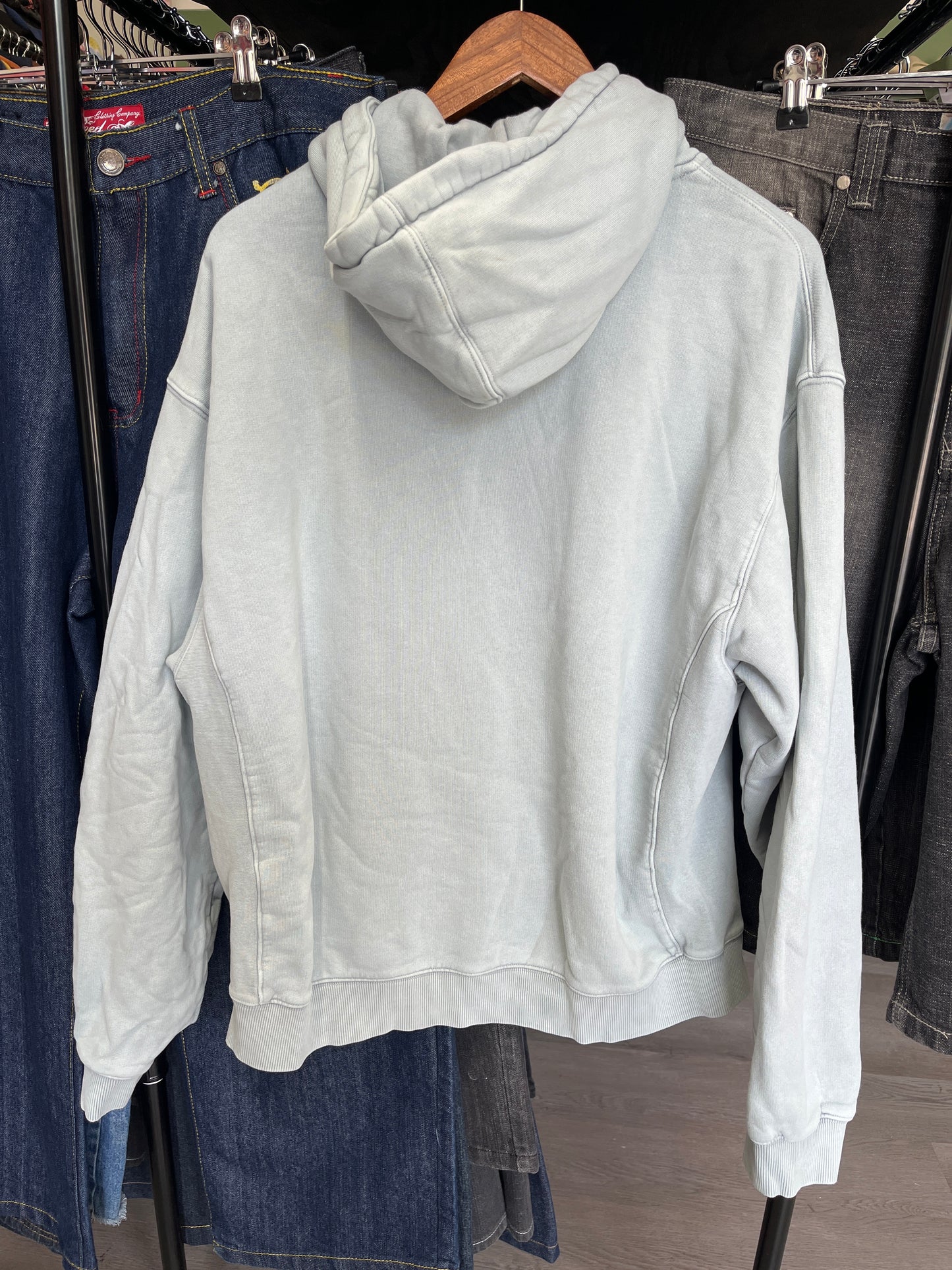 Kith Washed Blue Hoodie