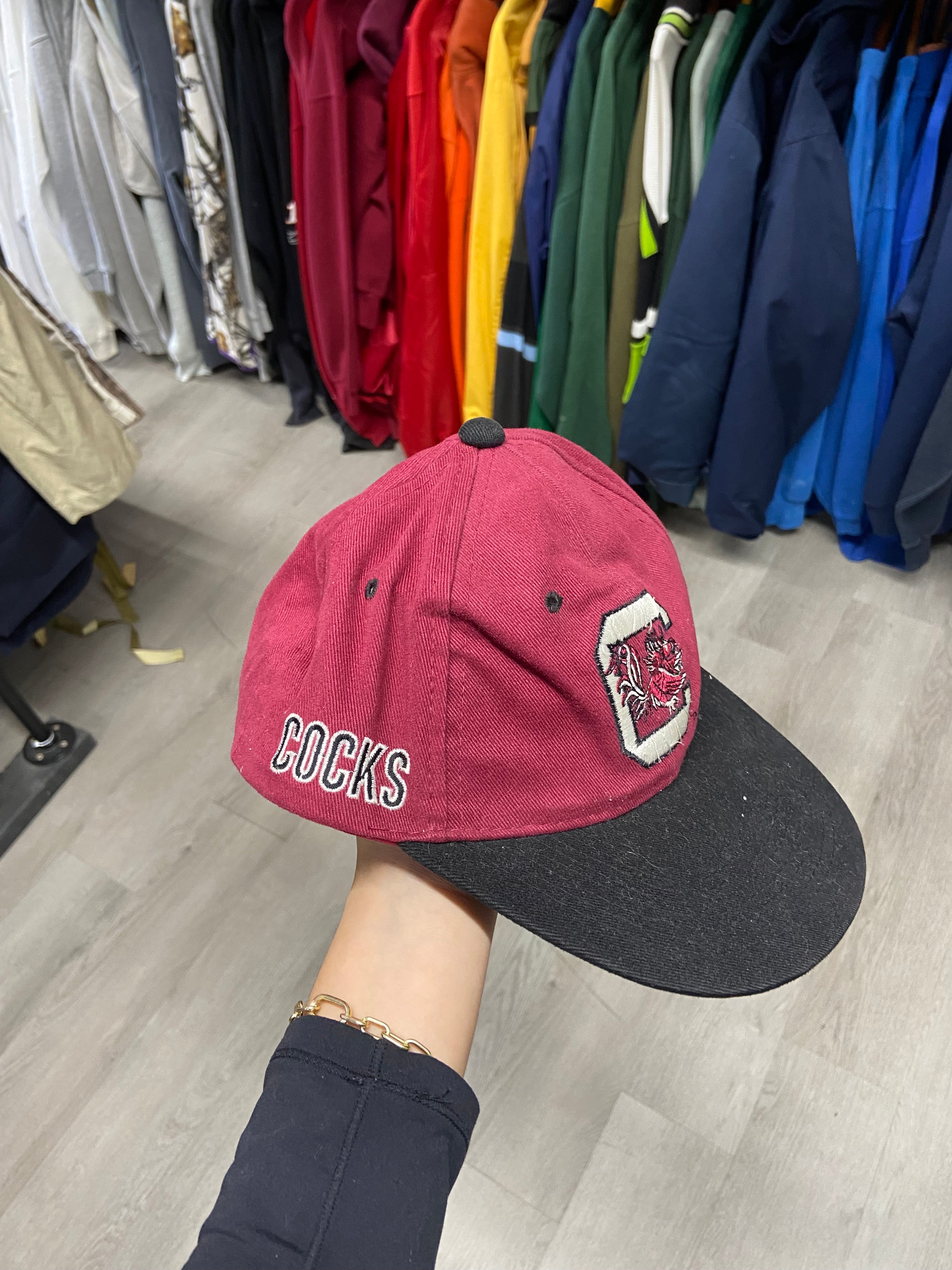 Vintage University of South Carolina Cocks Light Up SnapBack Hat