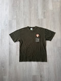 Vintage 2000 Warner Bros Taz Devil Embroidered Pocket Tee