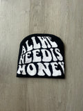 All We Need Is Money Black Beanie