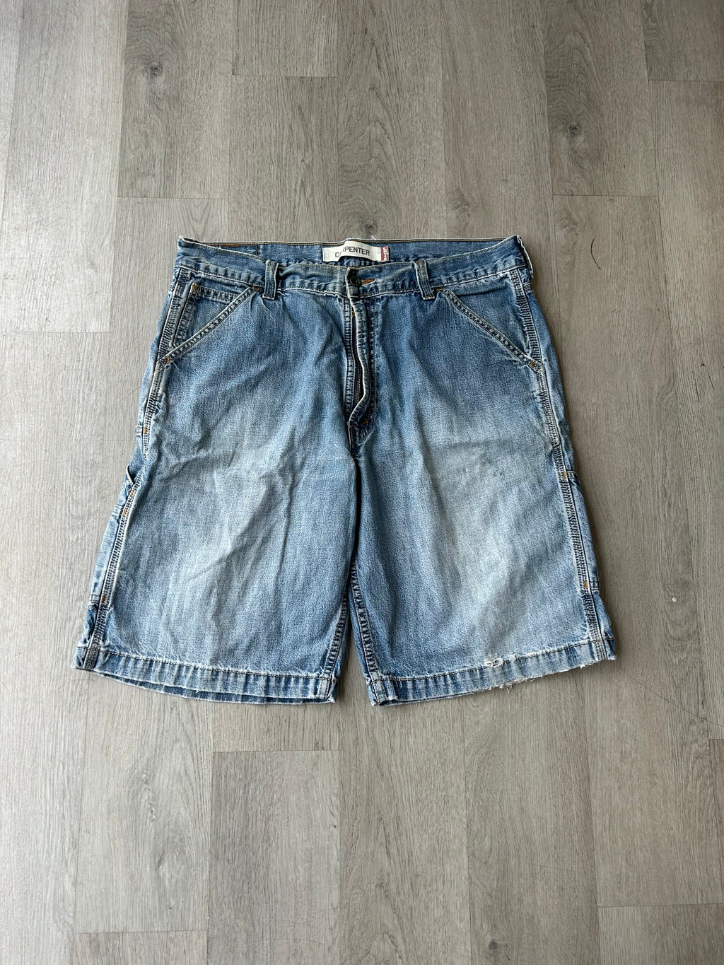 Vintage Distressed Levi’s Carpenter Jean Shorts Jorts