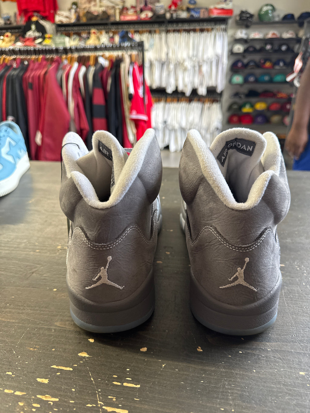Pre-owned Jordan Retro 5 Wolf Grey 2026