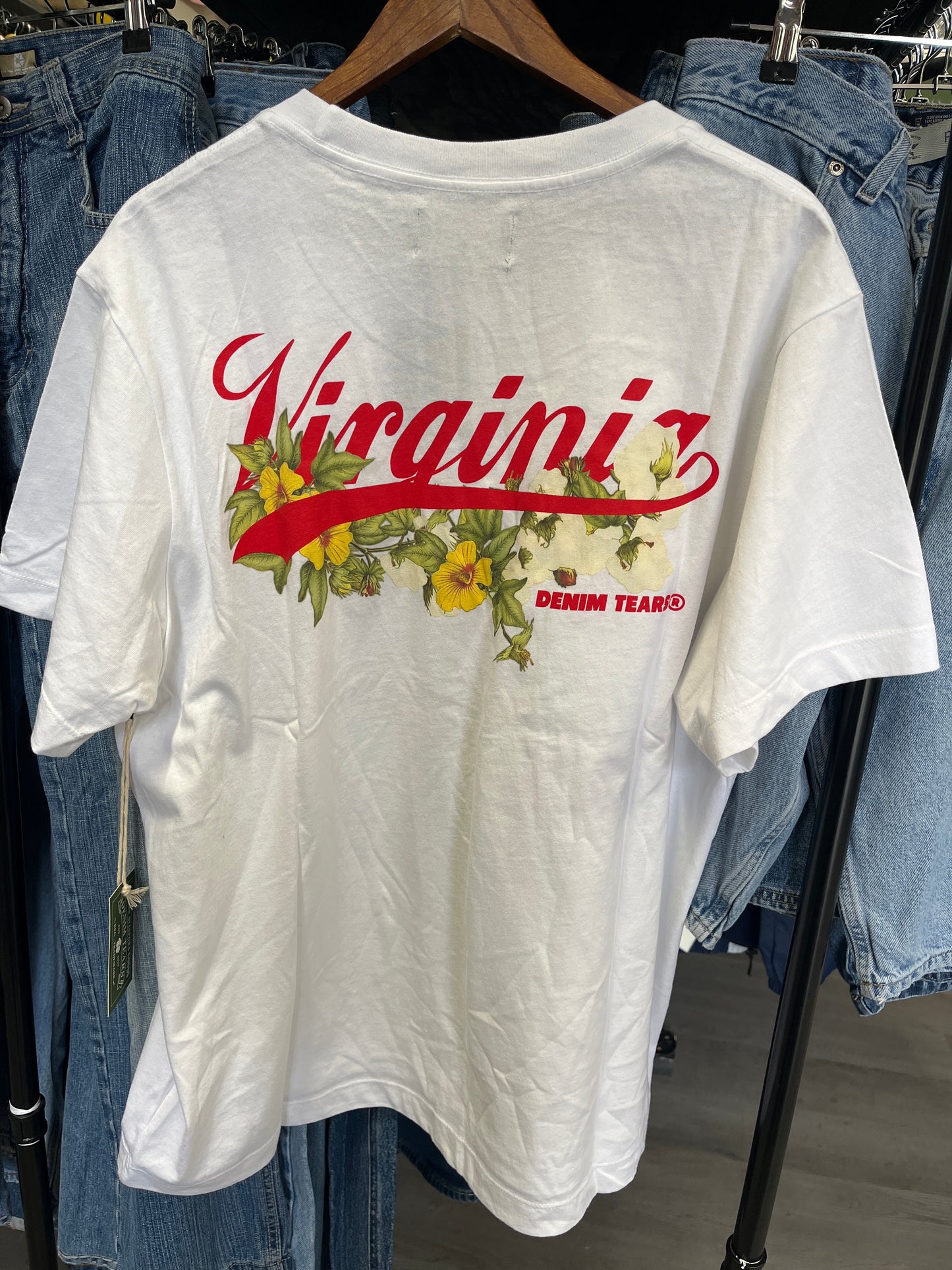 Denim Tears Clipse 5th Anniversary White Tee