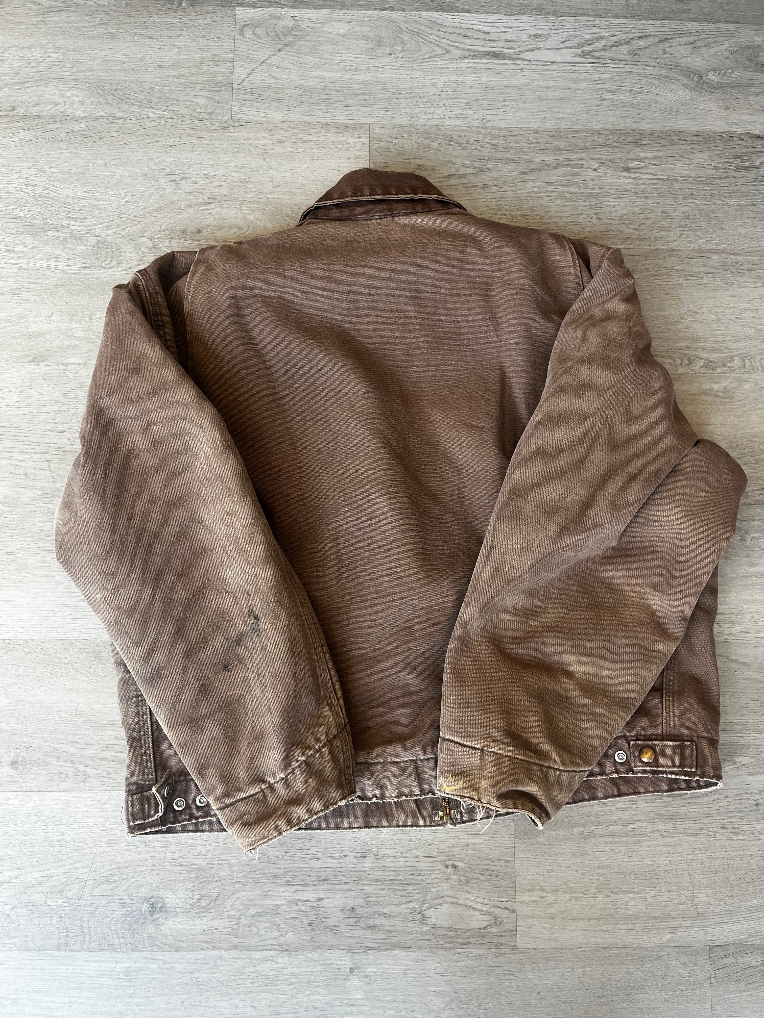 Vintage Brown Distressed Carhartt Workwear Jacket