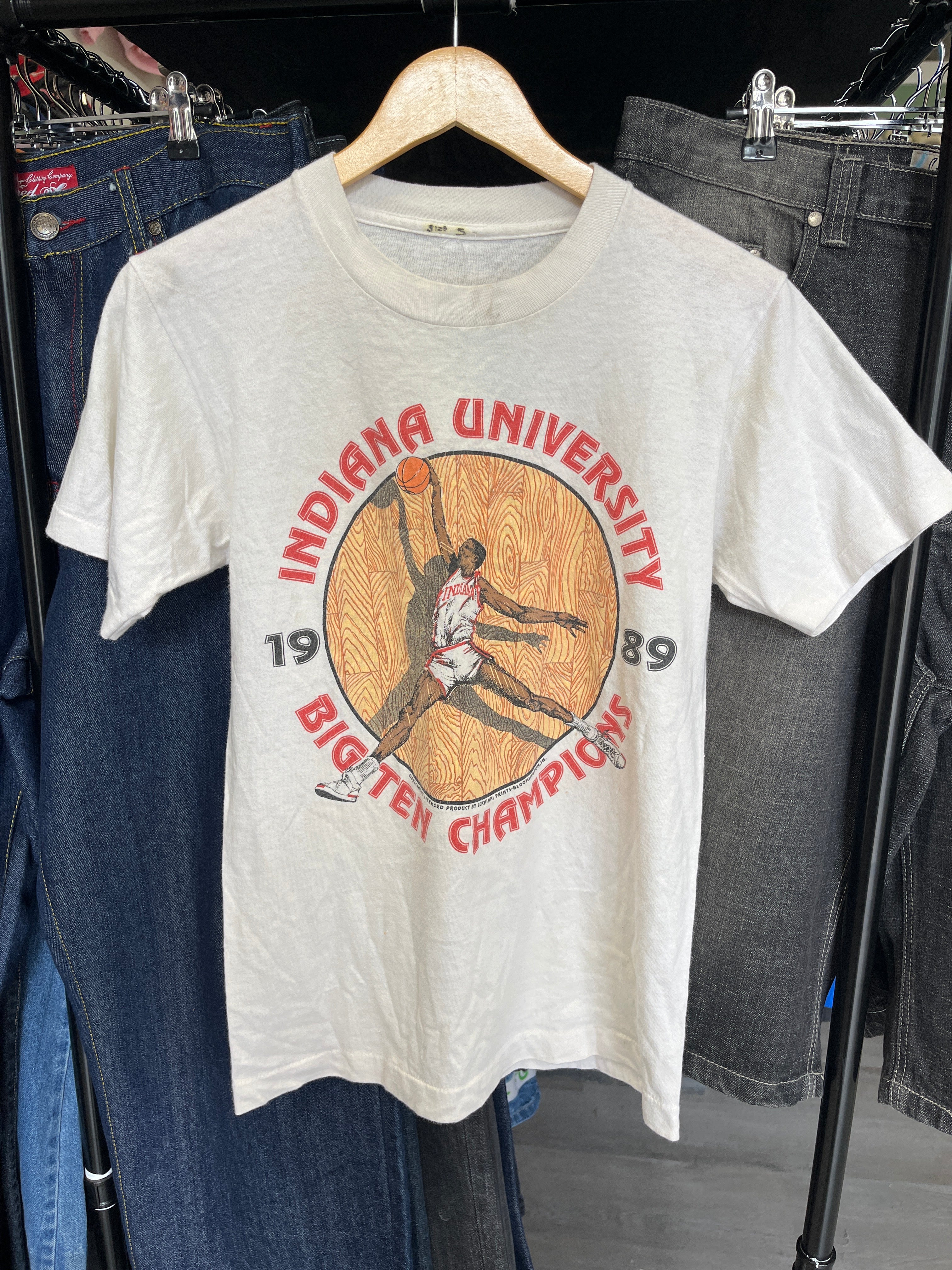 Vintage Indiana University 1989 Big Ten Champions Tee
