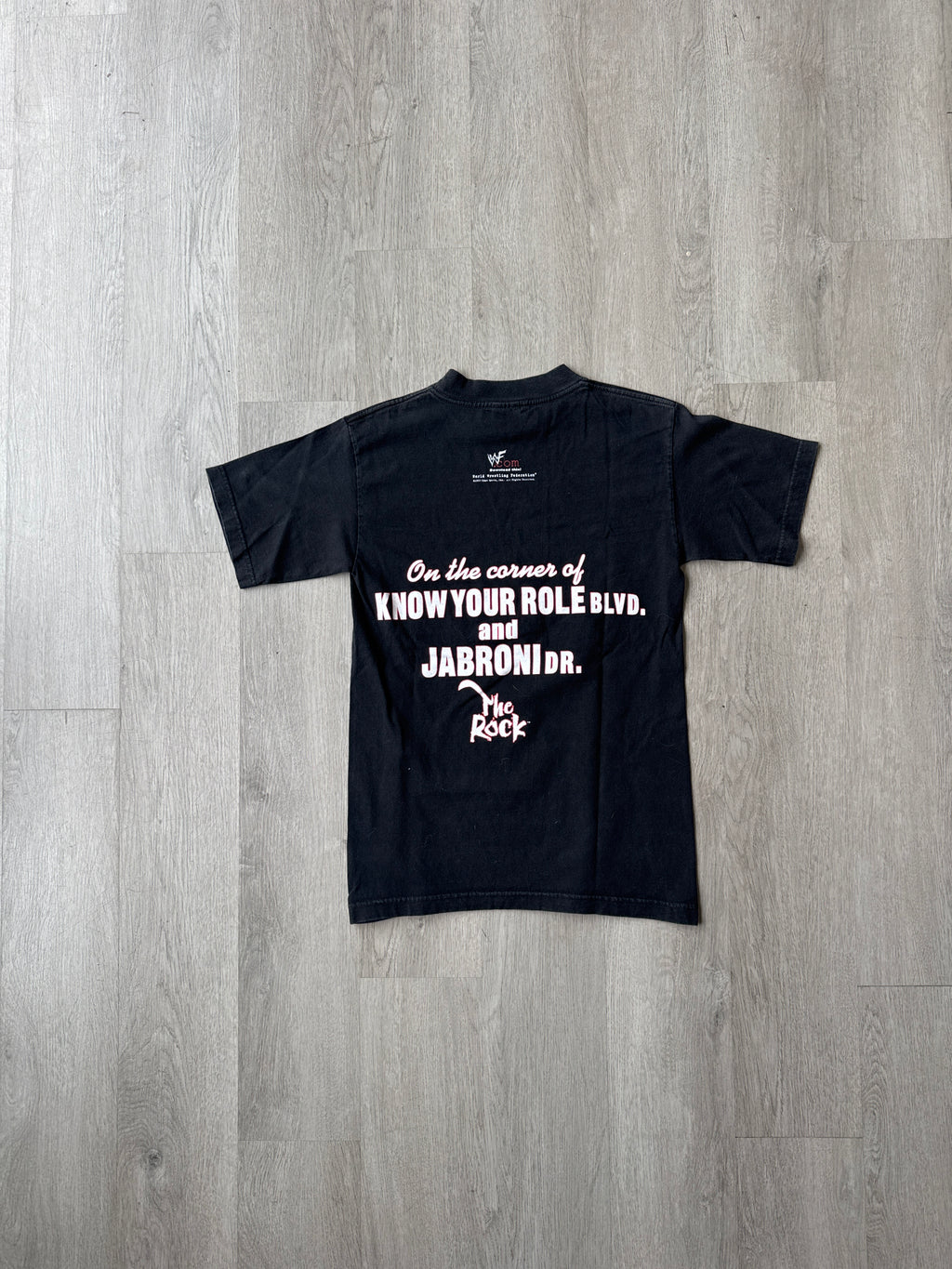 Vintage WWF The Rock Smack Down Hotel Wrestling Tee